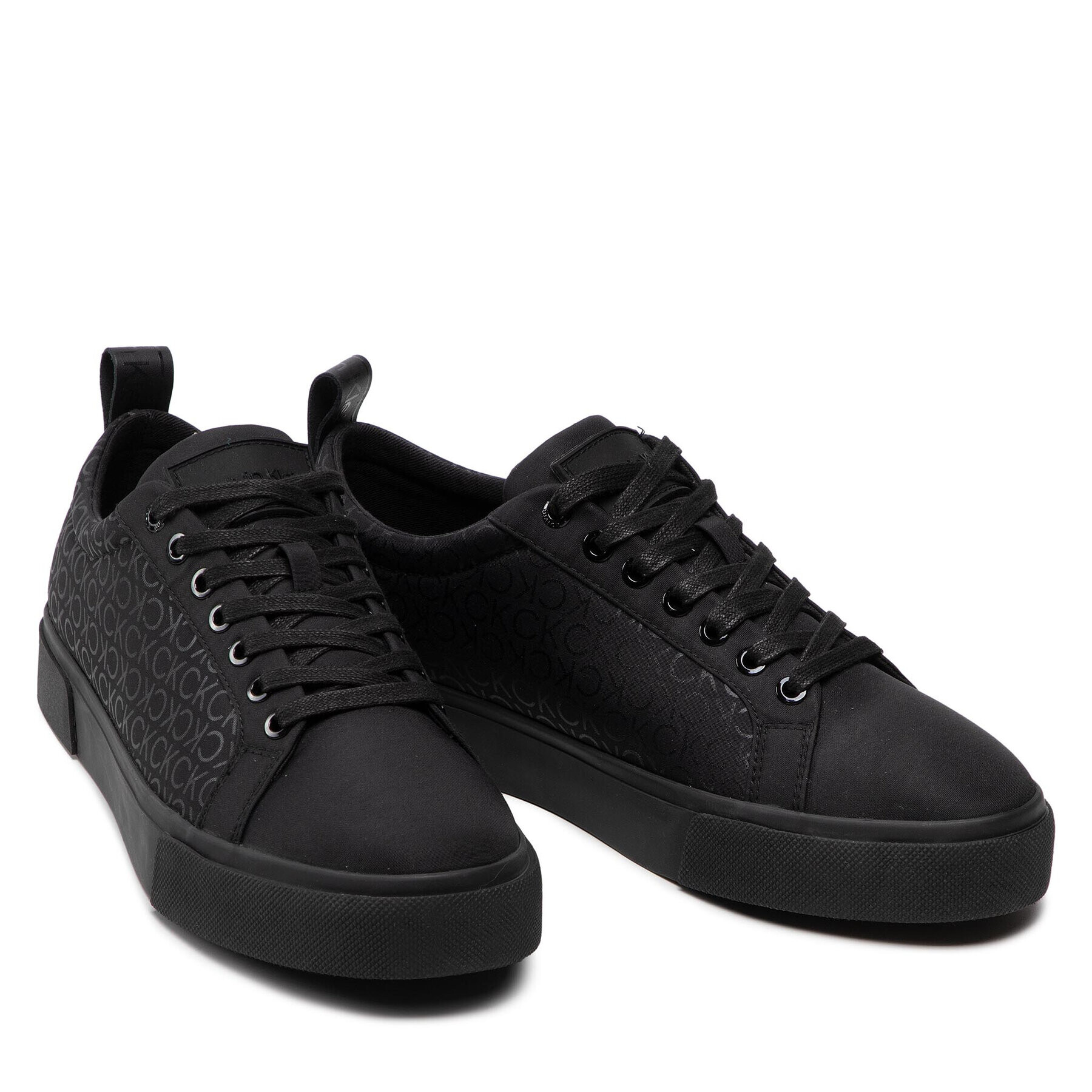 Calvin Klein Sneakersy Low Top Lace Up HM0HM00645 Čierna - Pepit.sk