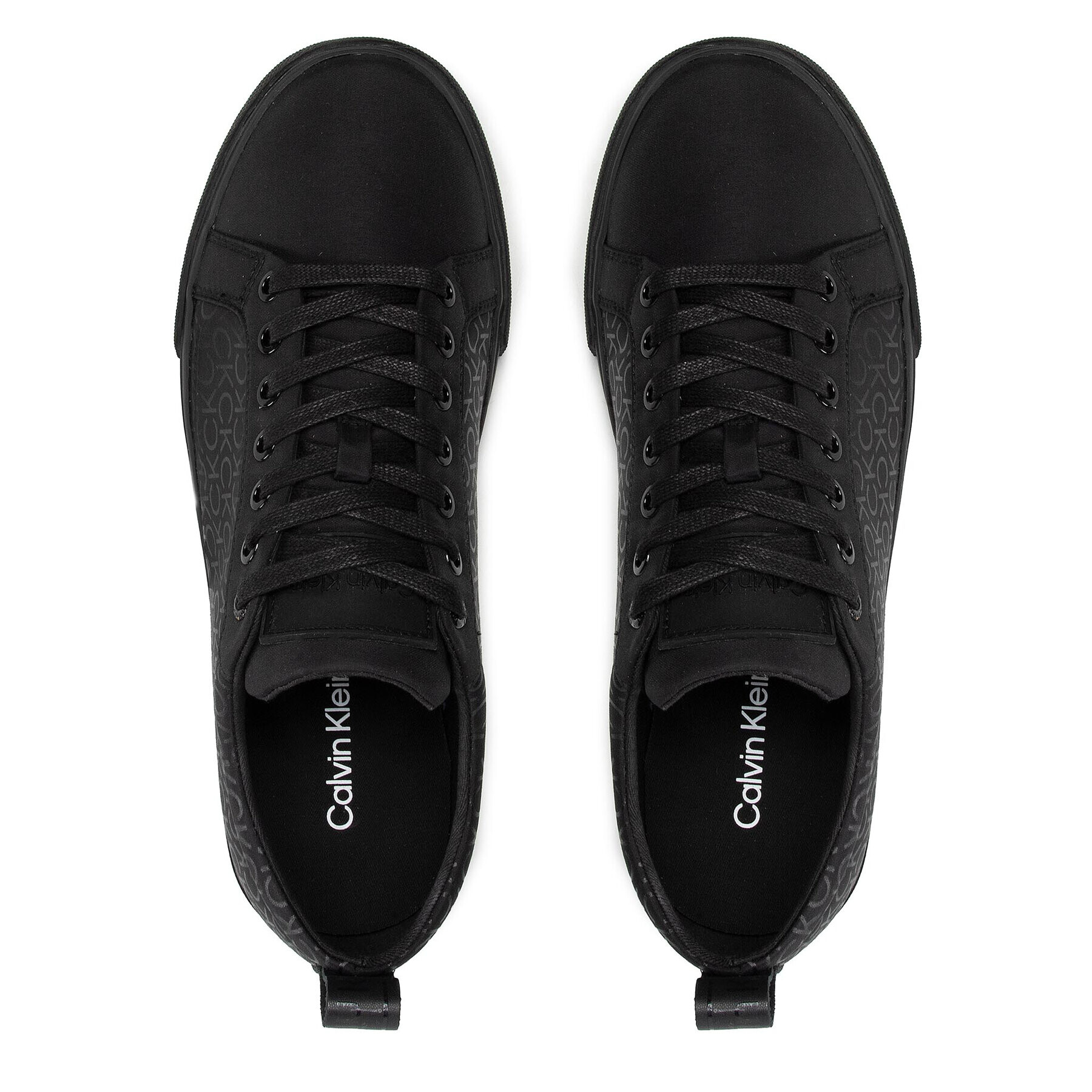 Calvin Klein Sneakersy Low Top Lace Up HM0HM00645 Čierna - Pepit.sk