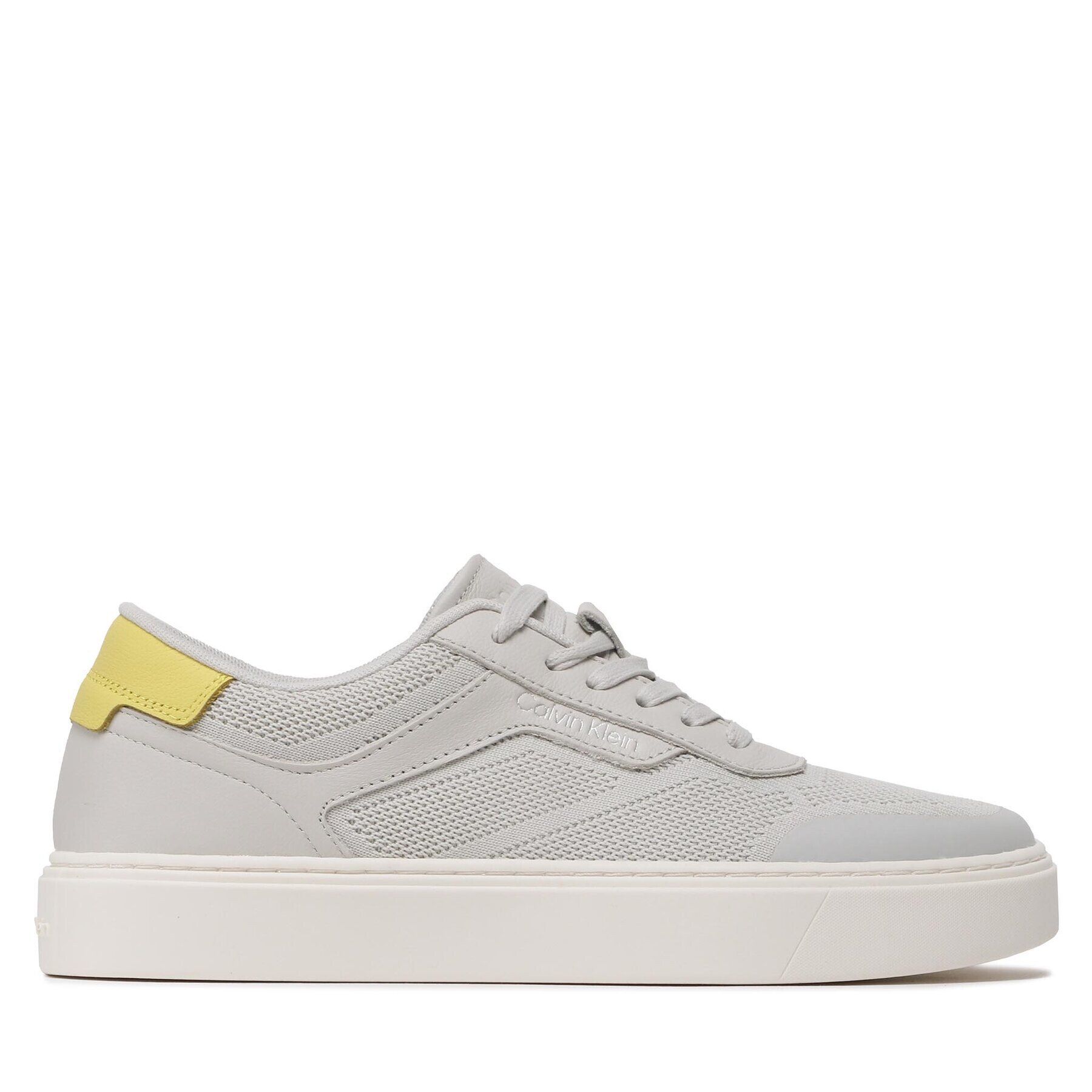 Calvin Klein Sneakersy Low Top Lace Up Knit HM0HM00922 Sivá - Pepit.sk