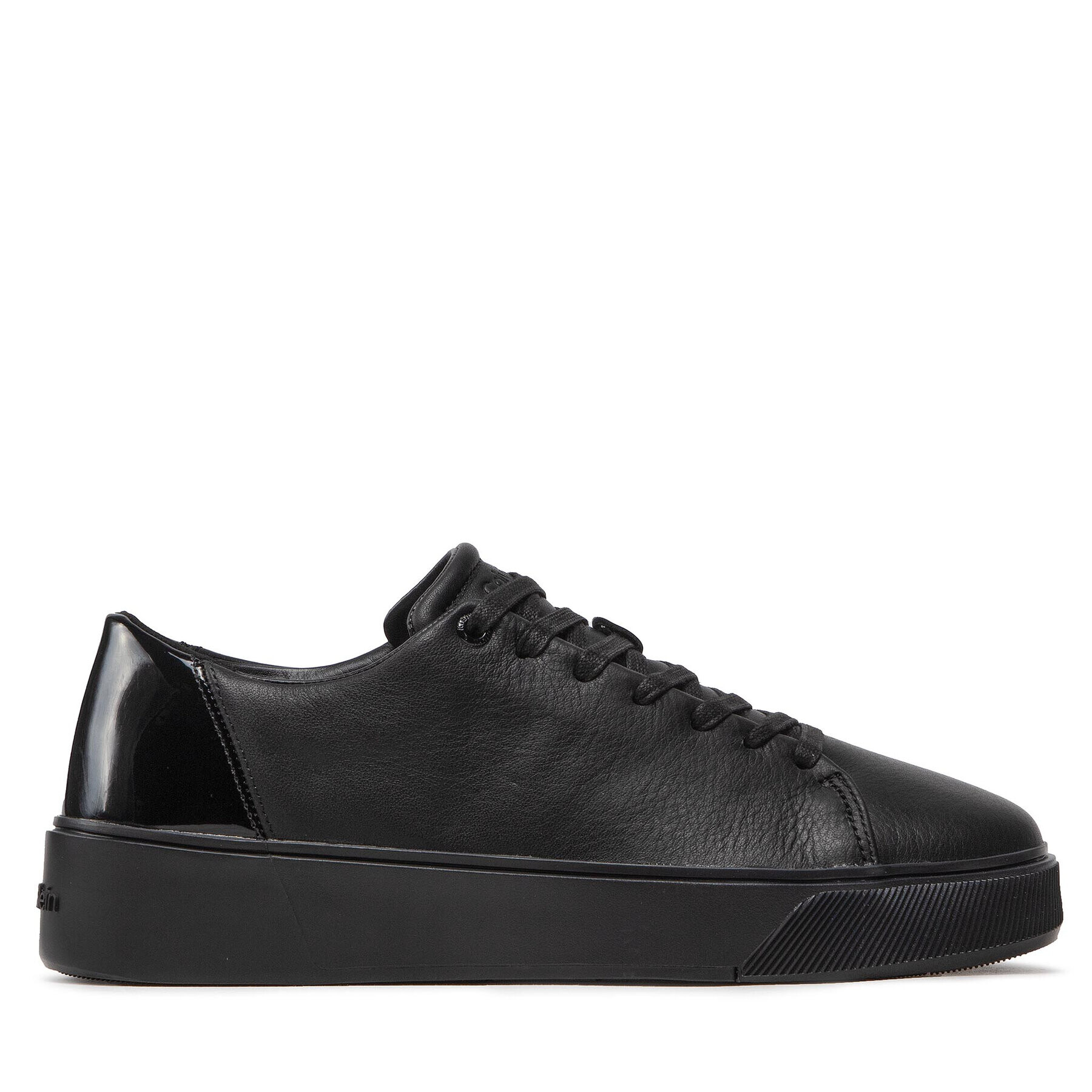 Calvin Klein Sneakersy Low Top Lace Up Lth/Br HM0HM00824 Čierna - Pepit.sk