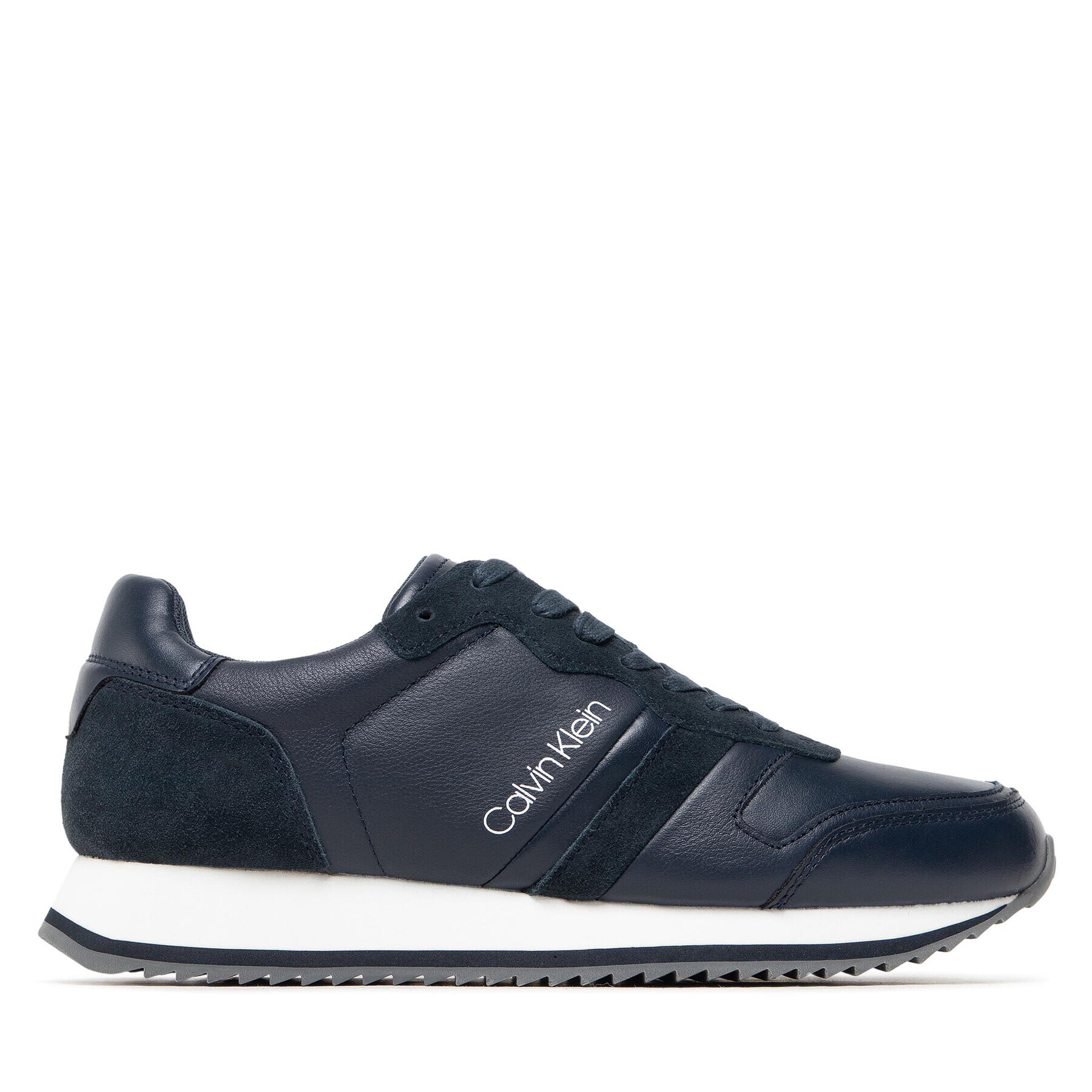 Calvin Klein Sneakersy Low Top Lace Up Lth HM0HM00287 Tmavomodrá - Pepit.sk