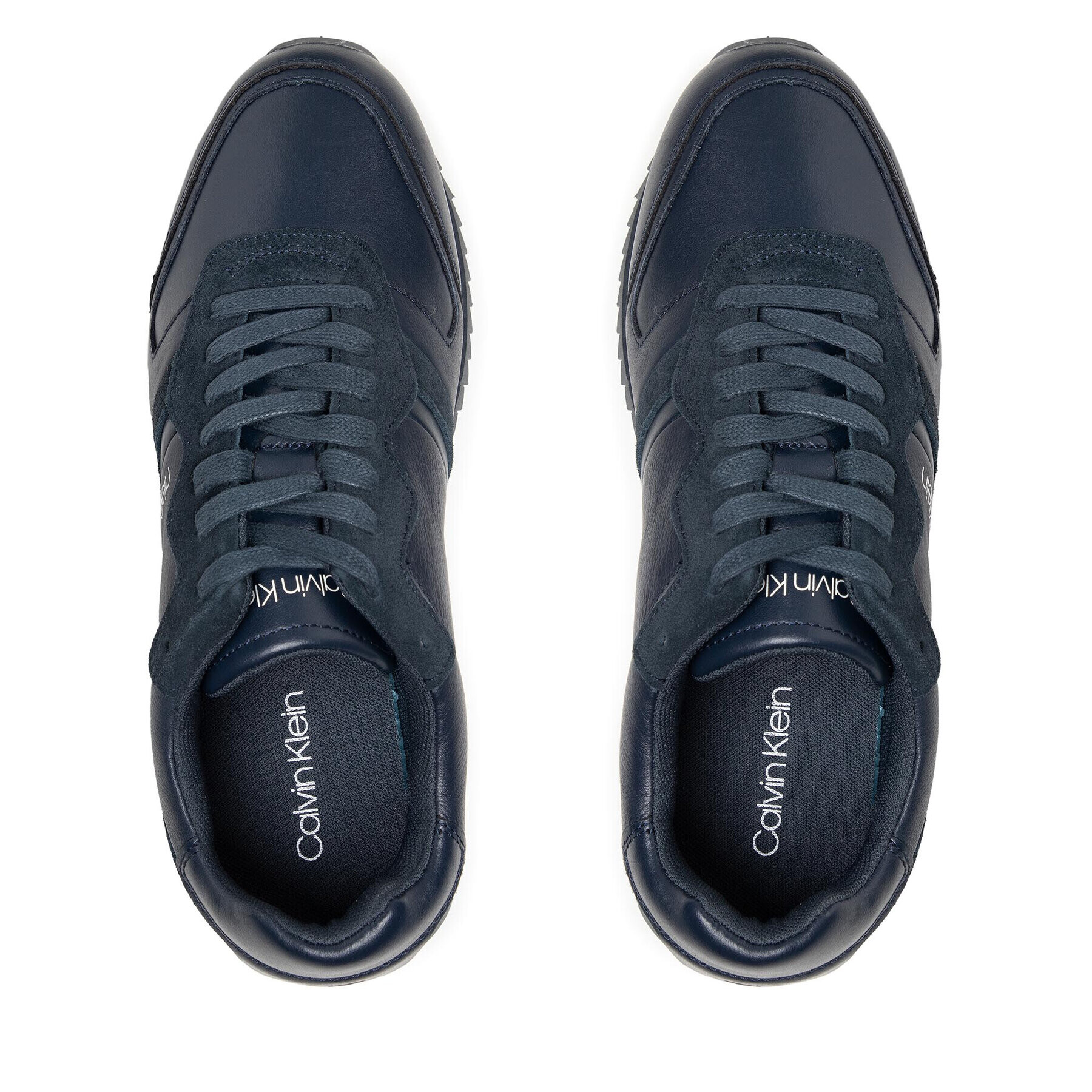 Calvin Klein Sneakersy Low Top Lace Up Lth HM0HM00287 Tmavomodrá - Pepit.sk