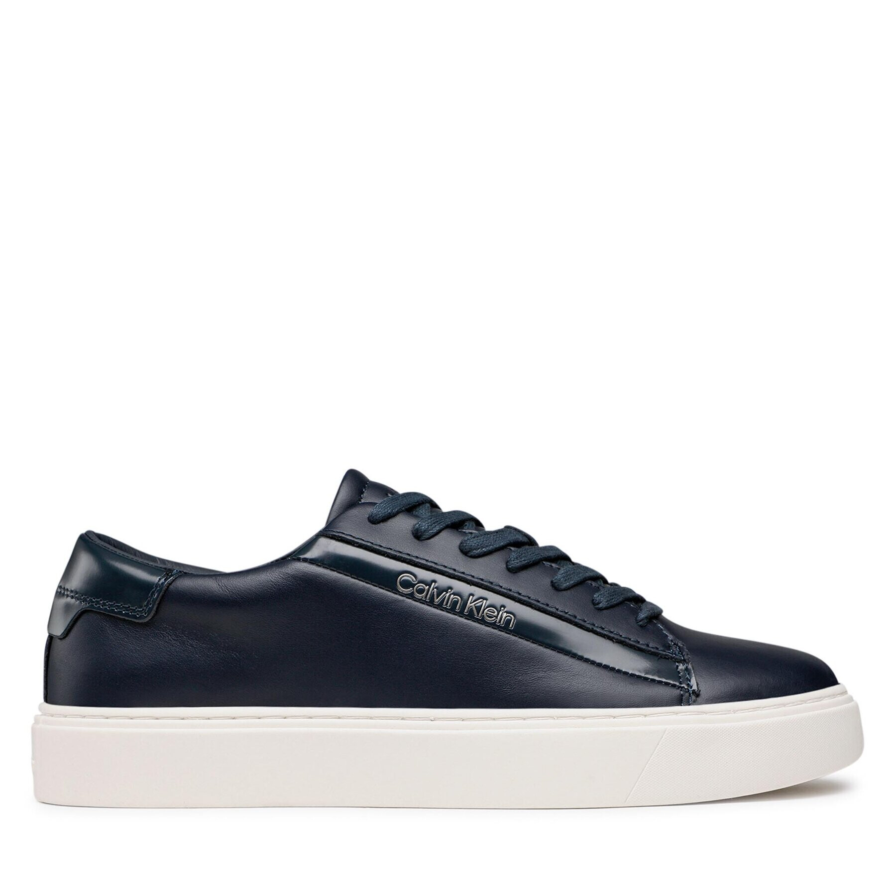 Calvin Klein Sneakersy Low Top Lace Up Lth HM0HM00861 Tmavomodrá - Pepit.sk