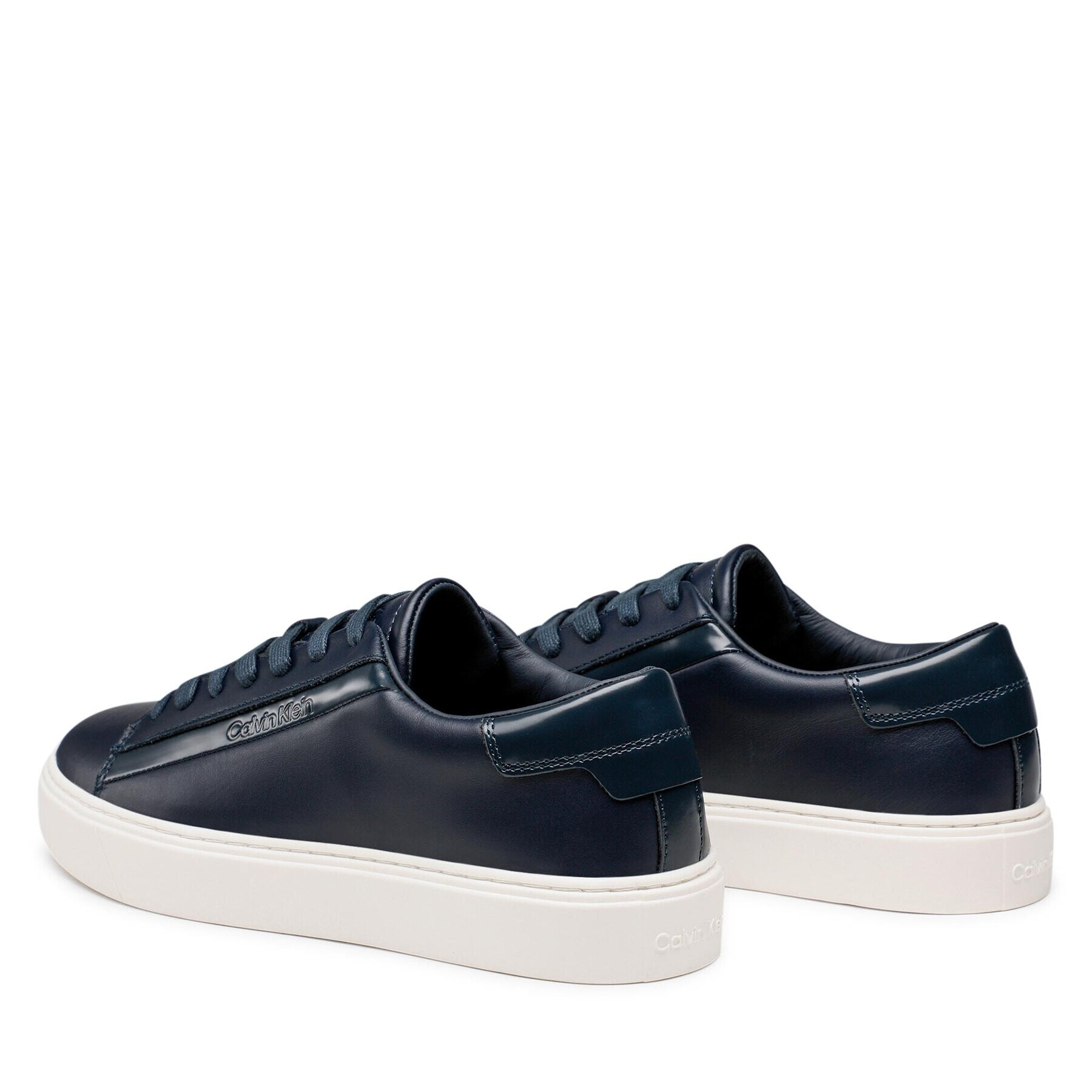 Calvin Klein Sneakersy Low Top Lace Up Lth HM0HM00861 Tmavomodrá - Pepit.sk