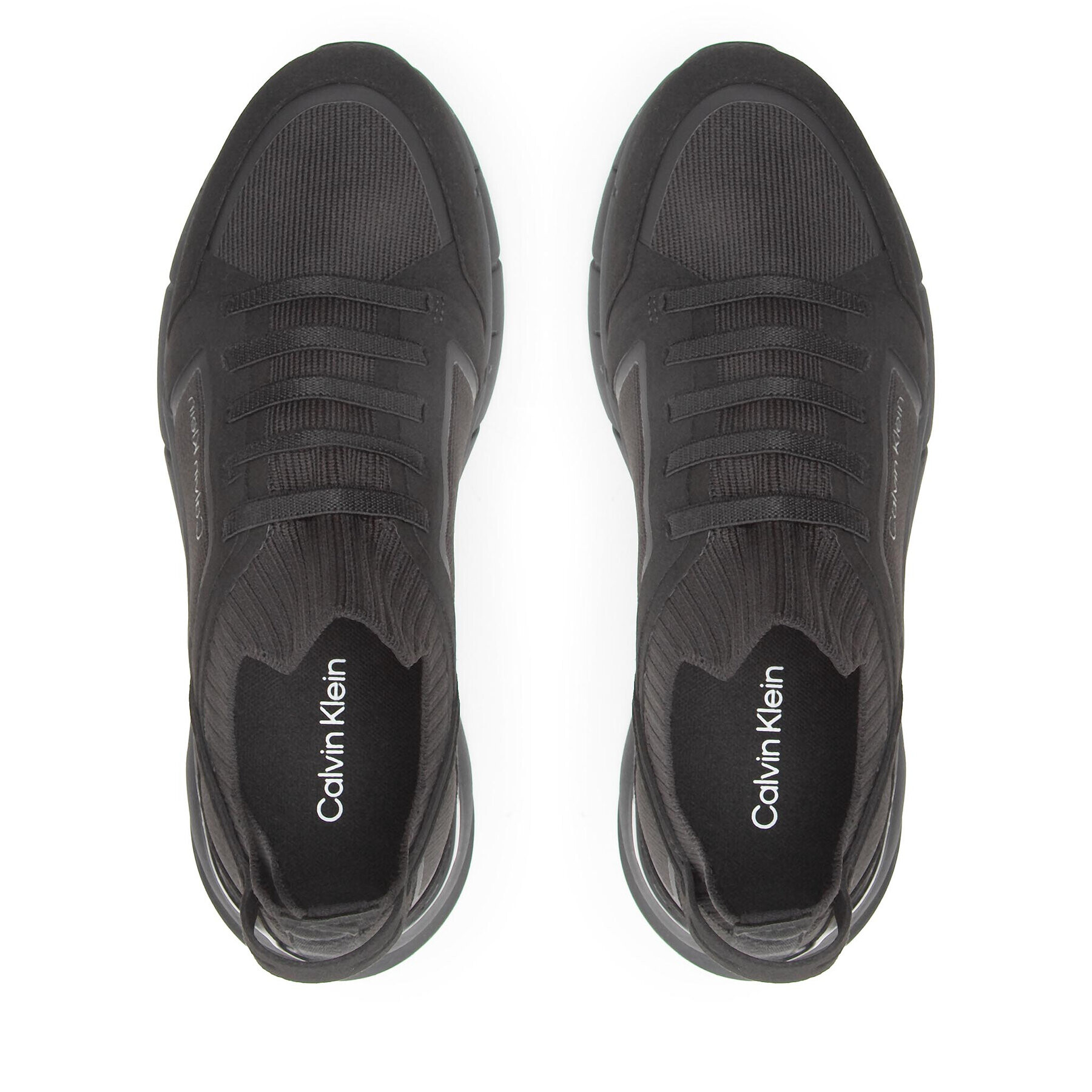 Calvin Klein Sneakersy Low Top Lace Up Lth Mix HM0HM00616 Čierna - Pepit.sk