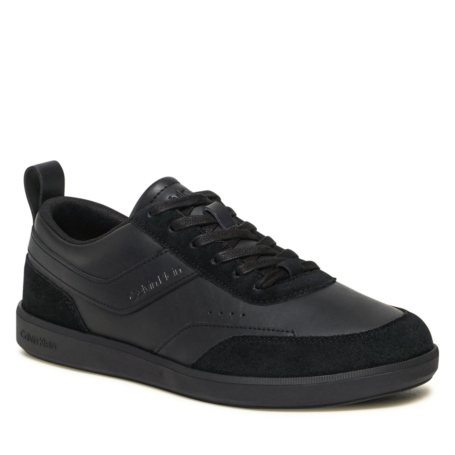 Calvin Klein Sneakersy Low Top Lace Up Lth Mix HM0HM00851 Čierna - Pepit.sk