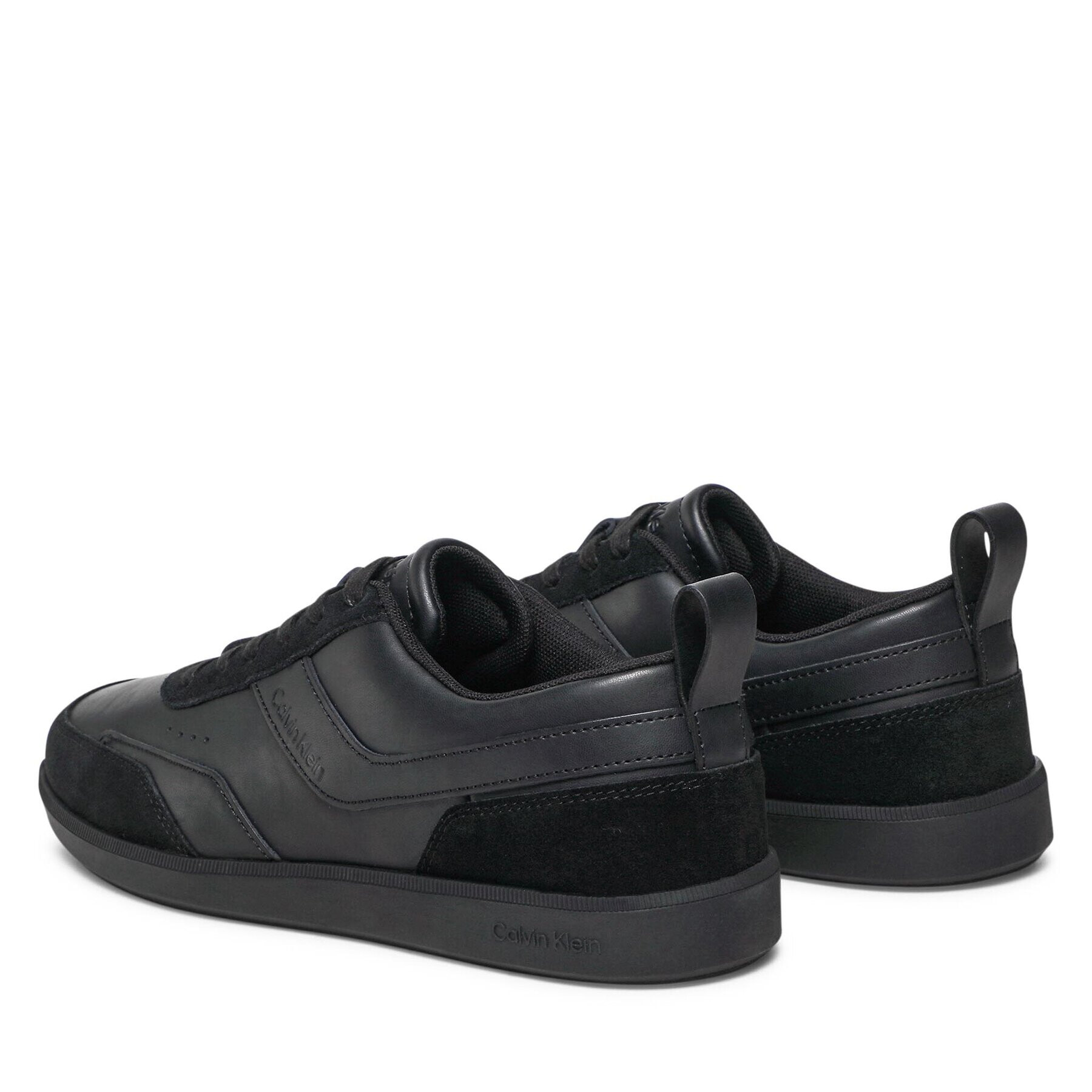 Calvin Klein Sneakersy Low Top Lace Up Lth Mix HM0HM00851 Čierna - Pepit.sk