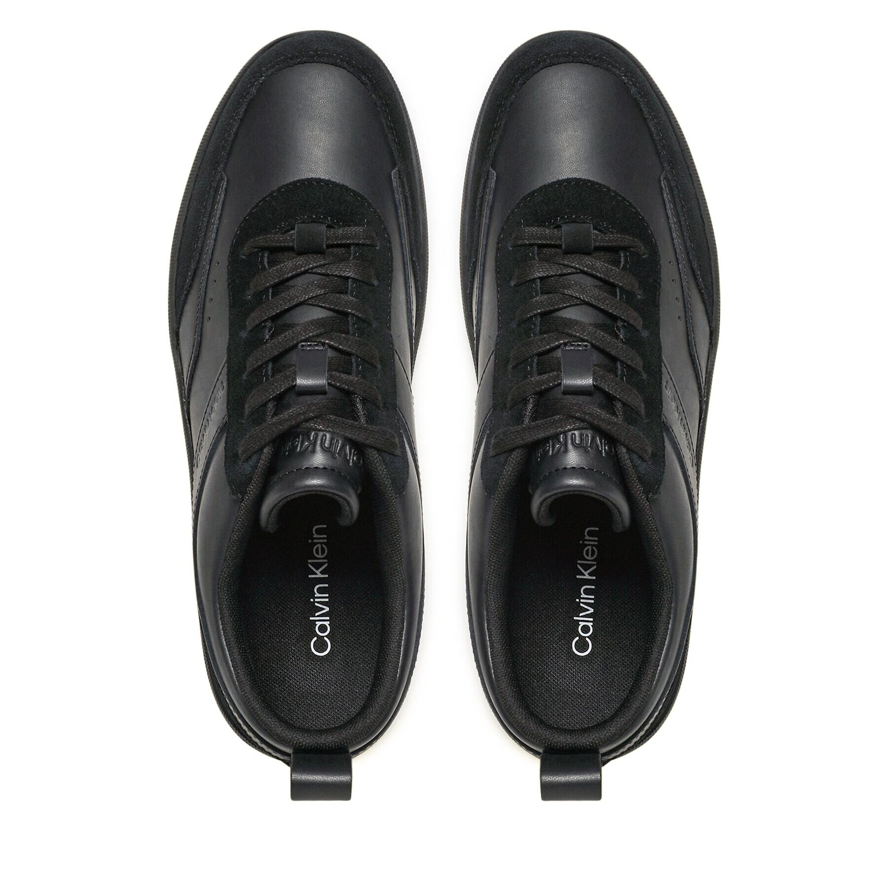 Calvin Klein Sneakersy Low Top Lace Up Lth Mix HM0HM00851 Čierna - Pepit.sk