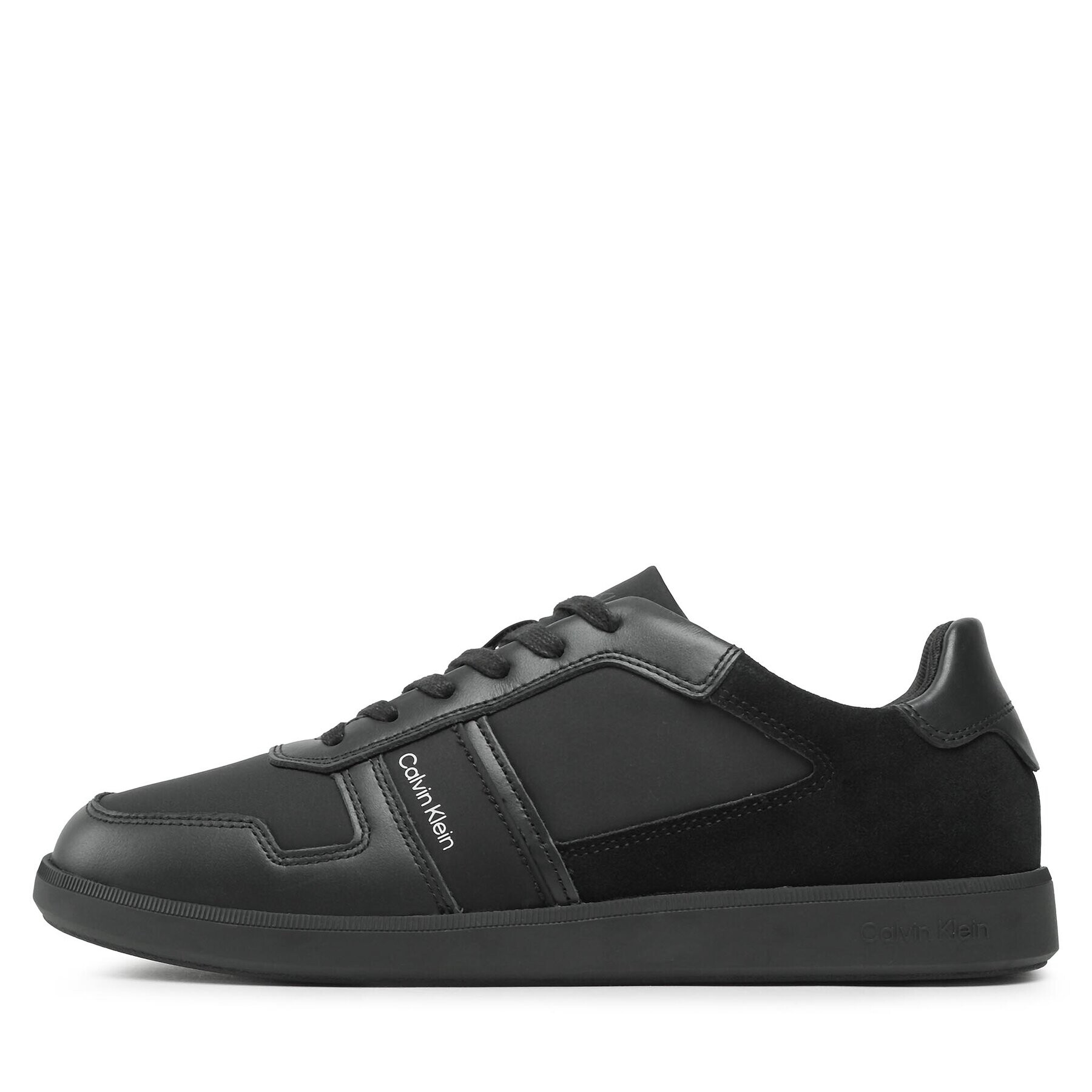 Calvin Klein Sneakersy Low Top Lace Up Mix HM0HM00491 Čierna - Pepit.sk