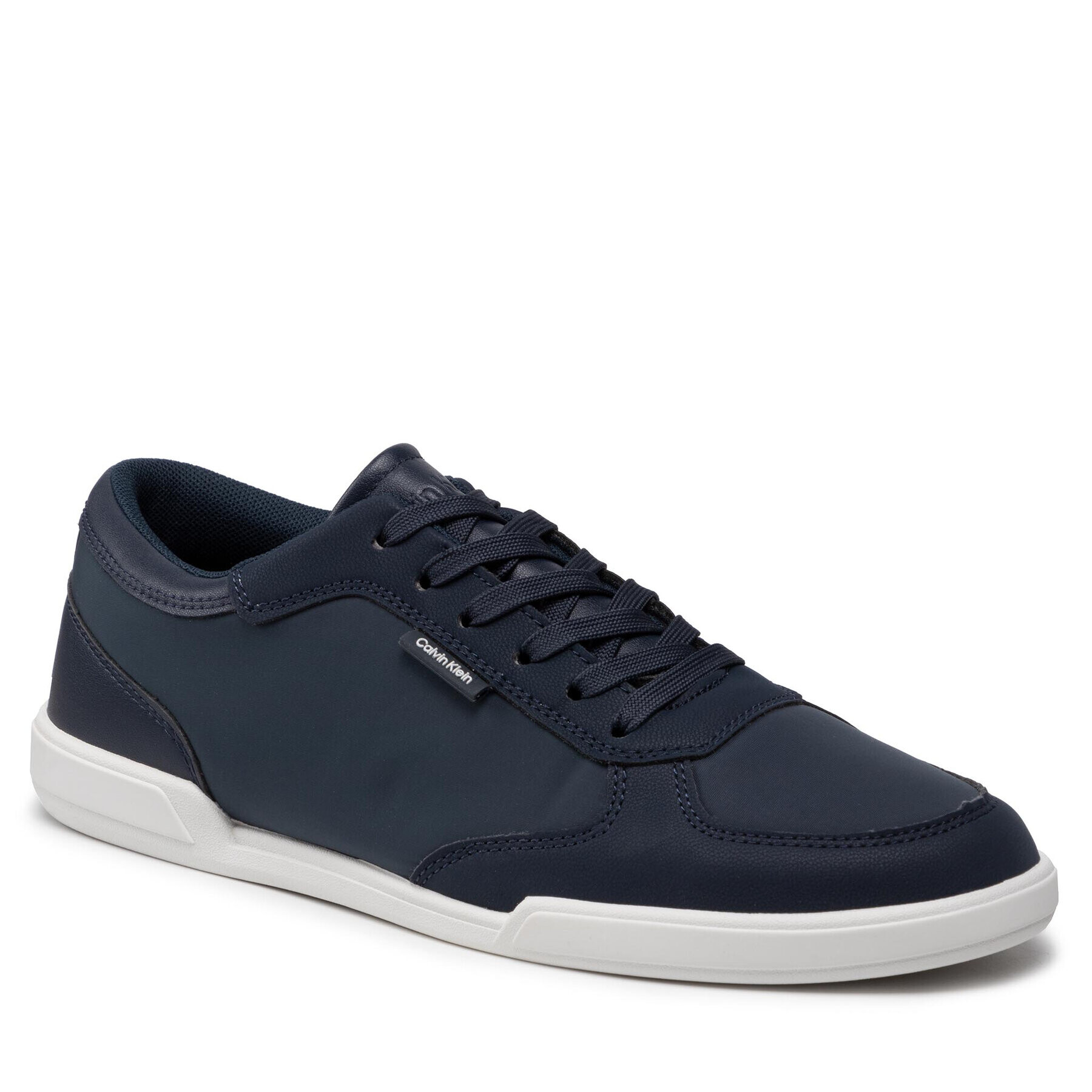 Calvin Klein Sneakersy Low Top Lace Up Mix HM0HM00492 Tmavomodrá - Pepit.sk