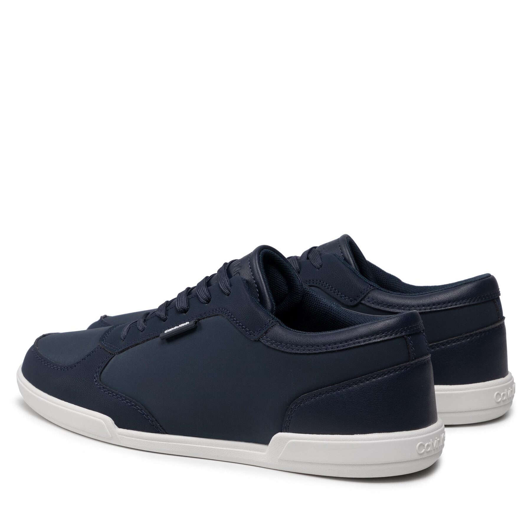 Calvin Klein Sneakersy Low Top Lace Up Mix HM0HM00492 Tmavomodrá - Pepit.sk