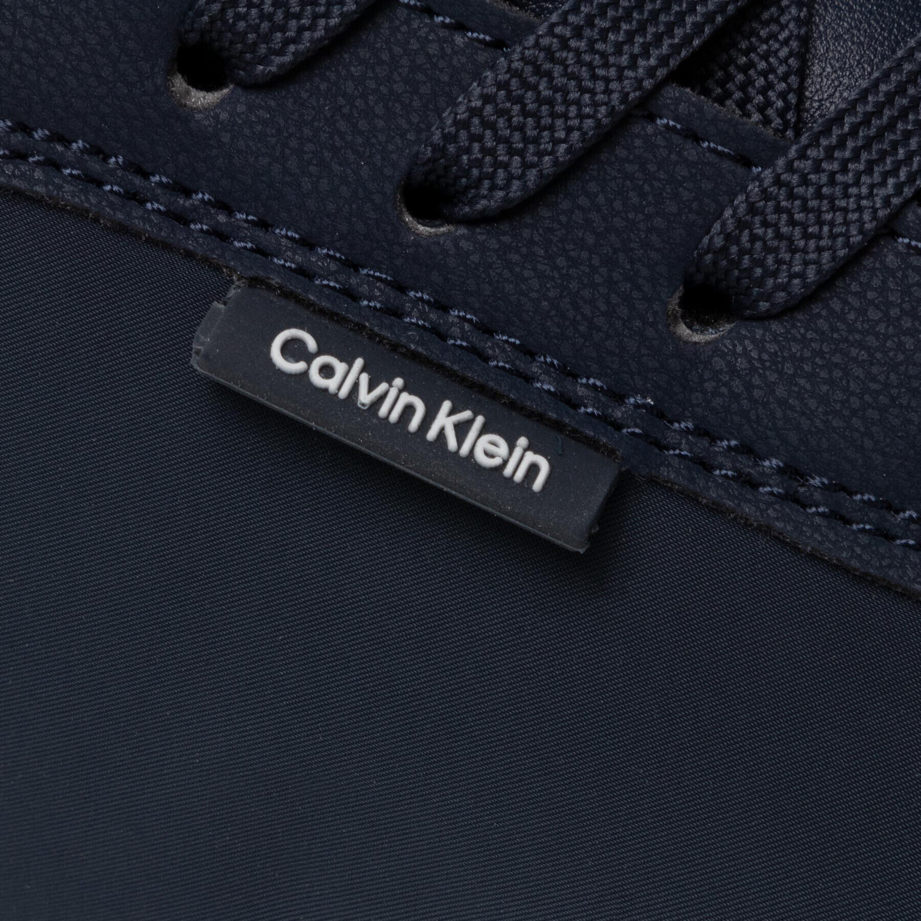 Calvin Klein Sneakersy Low Top Lace Up Mix HM0HM00492 Tmavomodrá - Pepit.sk