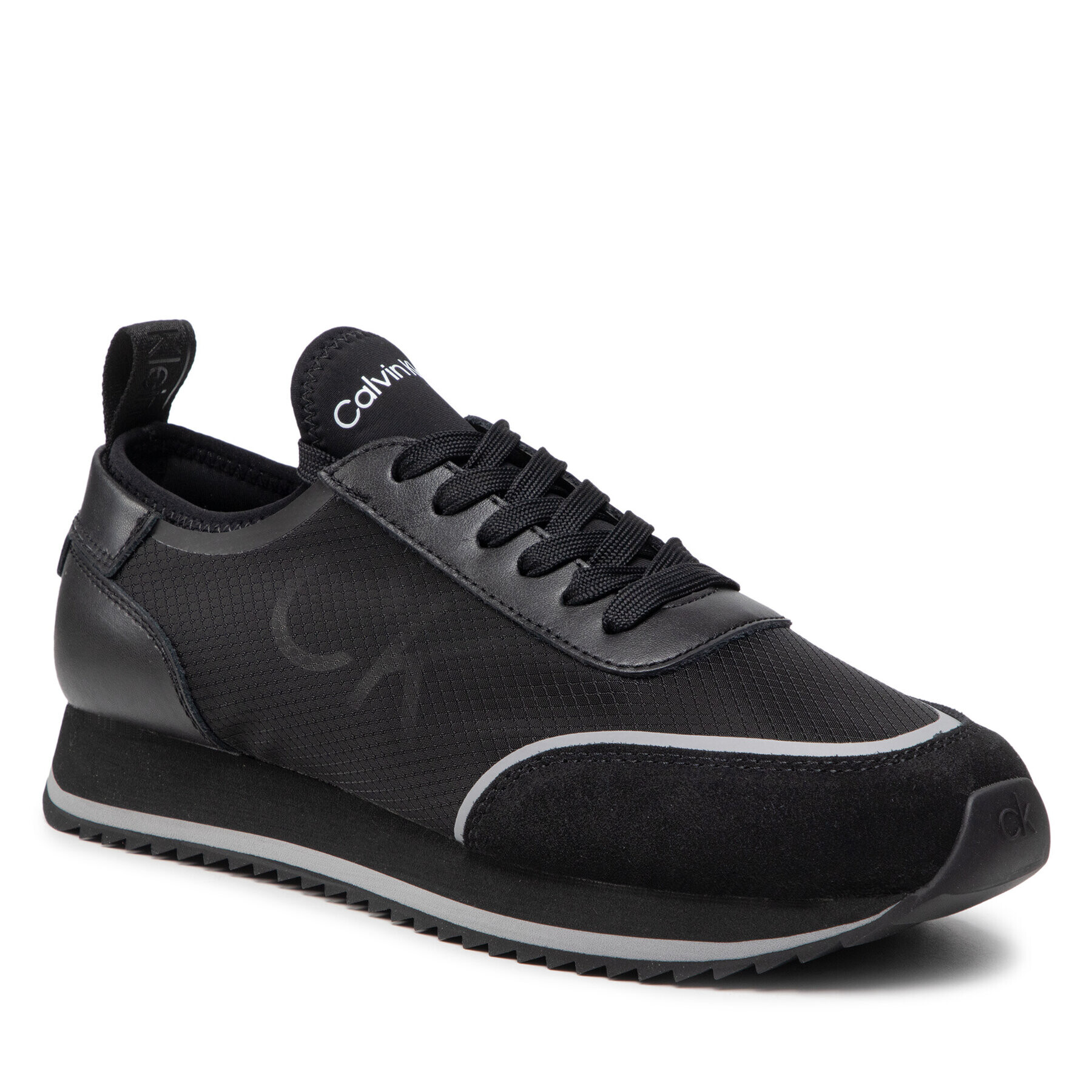 Calvin Klein Sneakersy Low Top Lace Up Neo Mix HM0HM00473 Čierna - Pepit.sk