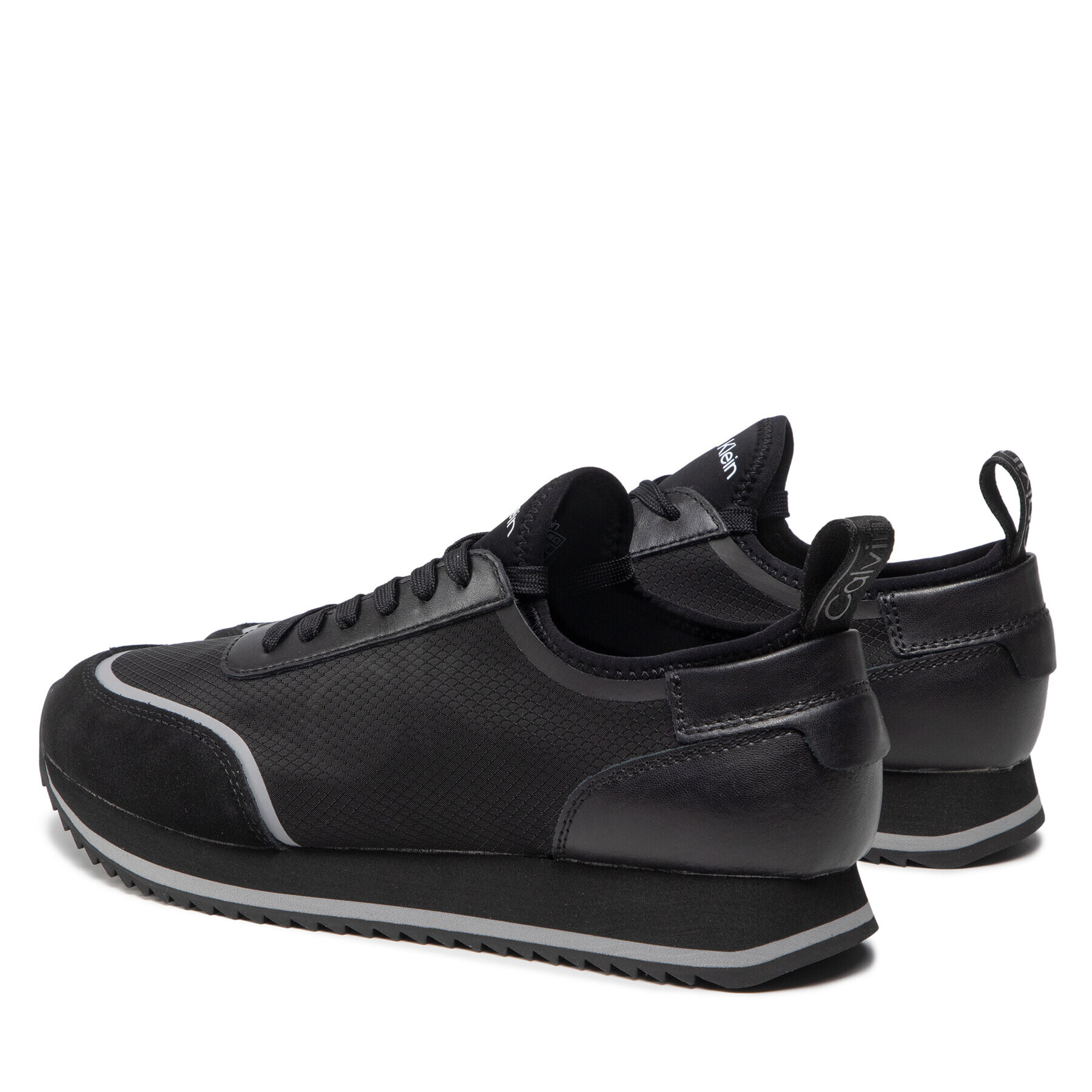 Calvin Klein Sneakersy Low Top Lace Up Neo Mix HM0HM00473 Čierna - Pepit.sk