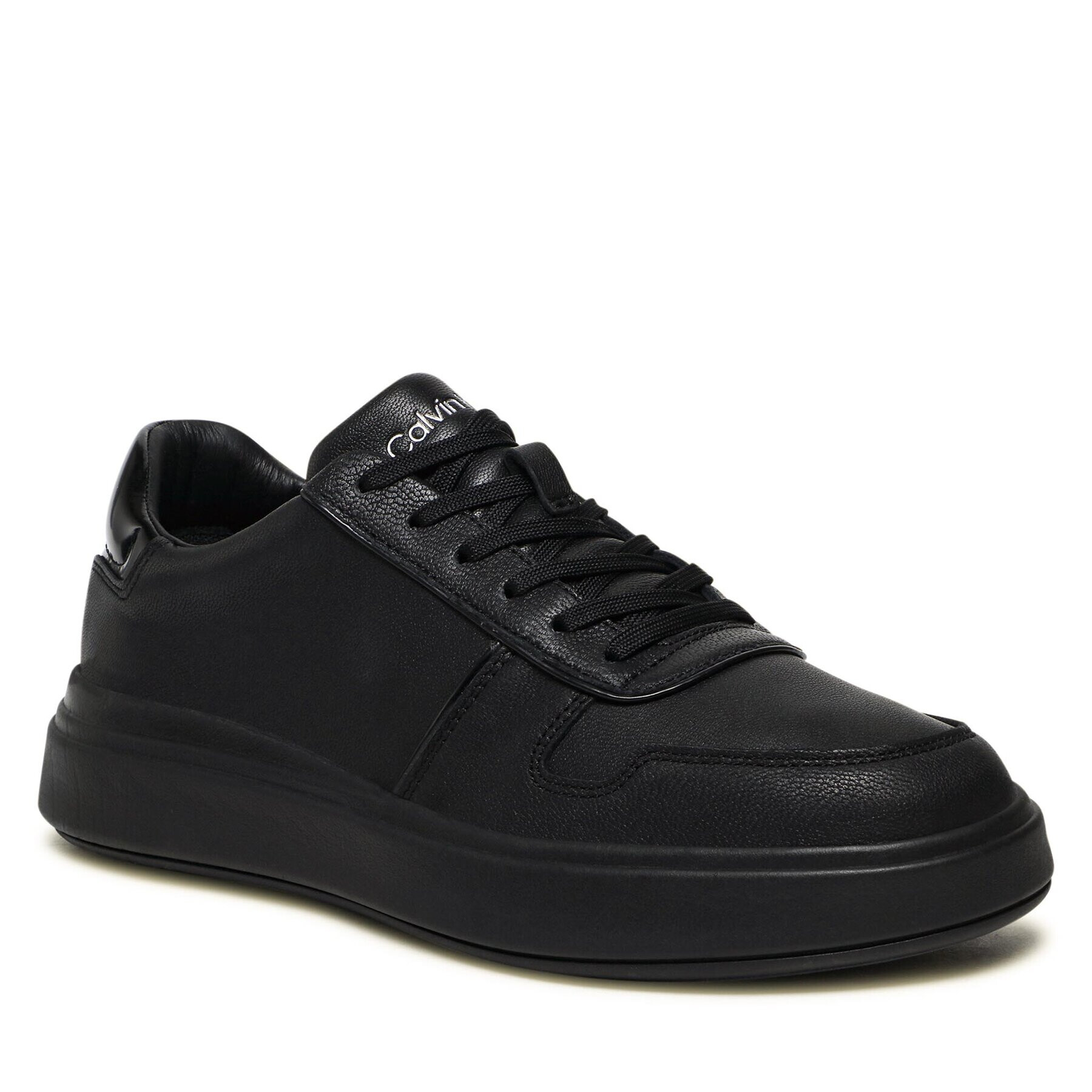 Calvin Klein Sneakersy Low Top Lace Up Piping HM0HM00992 Čierna - Pepit.sk