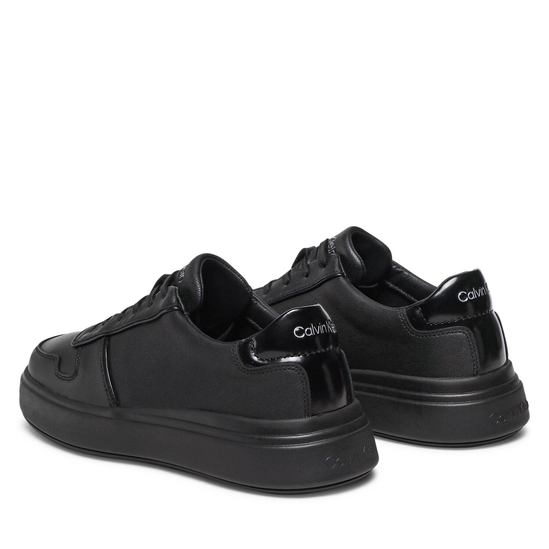 Calvin Klein Sneakersy Low Top Lace Up Piping HM0HM00992 Čierna - Pepit.sk