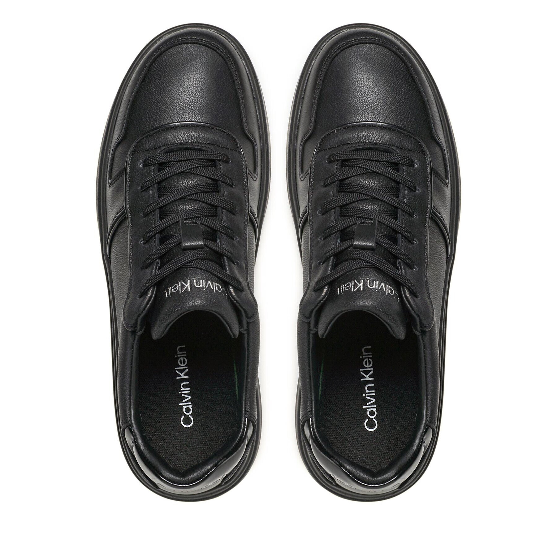 Calvin Klein Sneakersy Low Top Lace Up Piping HM0HM00992 Čierna - Pepit.sk