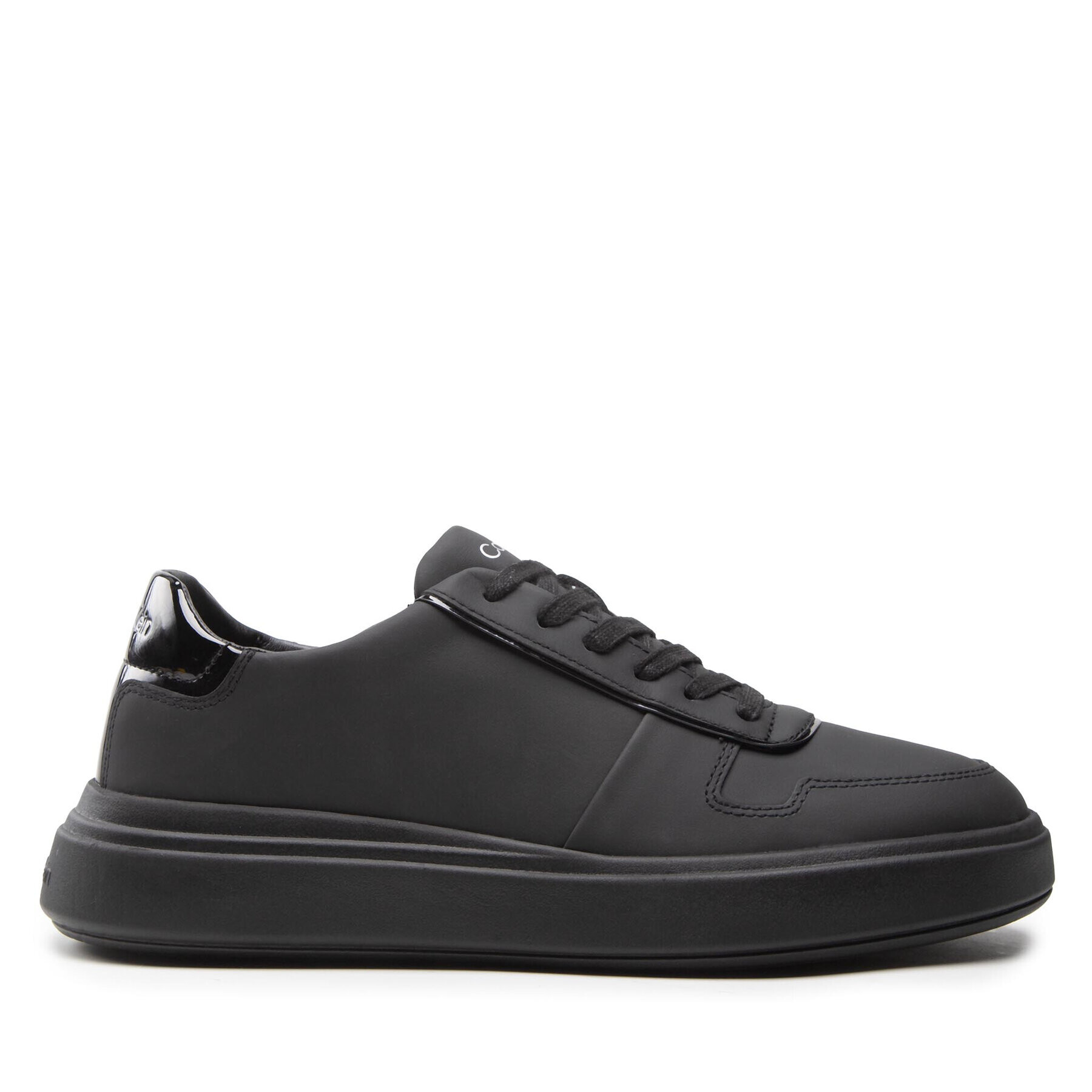 Calvin Klein Sneakersy Low Top Lace Up Shine HM0HM00820 Čierna - Pepit.sk