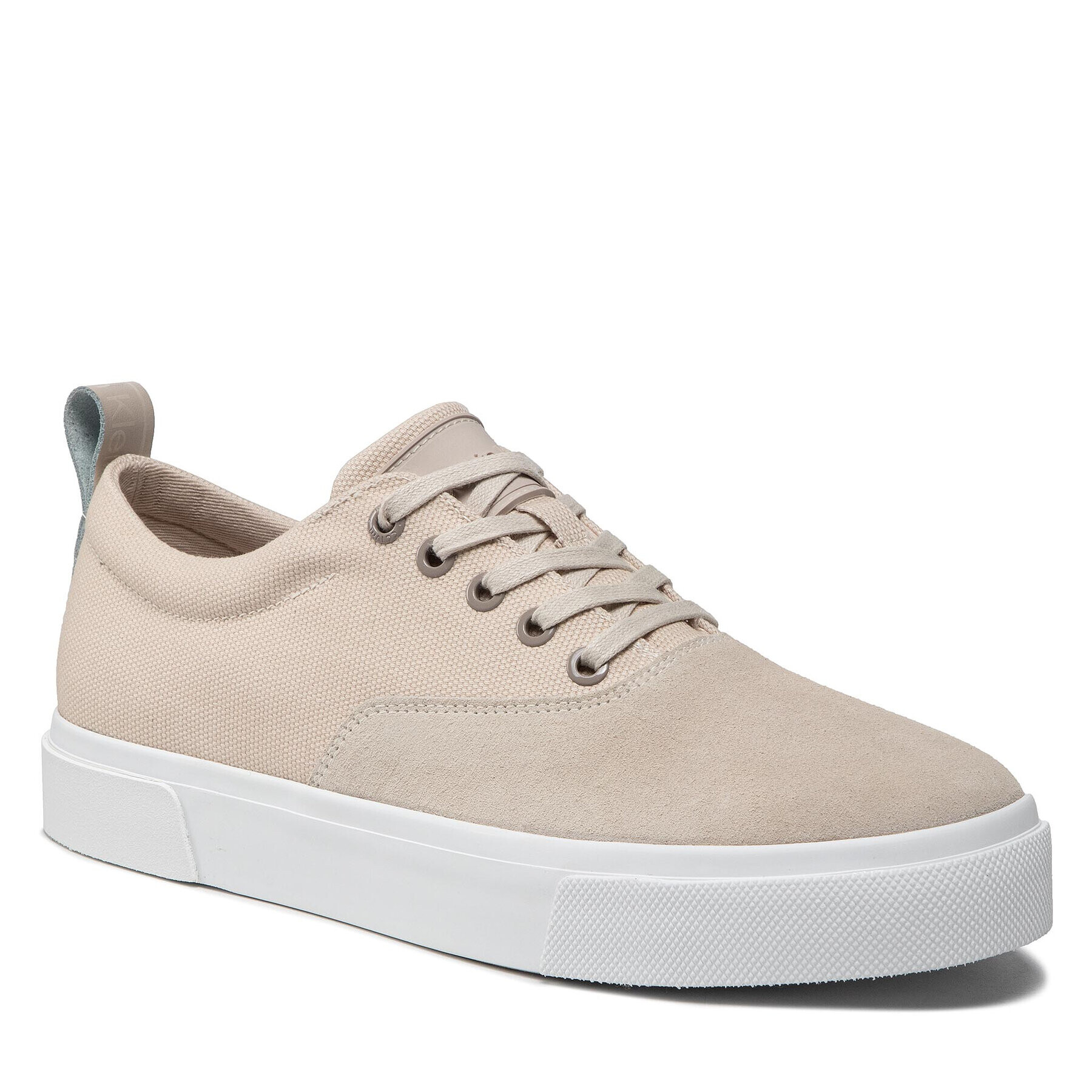 Calvin Klein Sneakersy Low Top Lace Up Skate Cv Mix HM0HM00321 Béžová - Pepit.sk