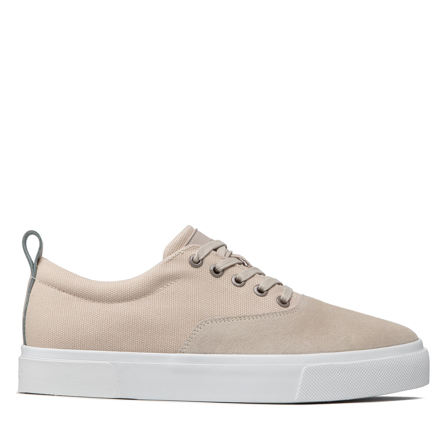 Calvin Klein Sneakersy Low Top Lace Up Skate Cv Mix HM0HM00321 Béžová - Pepit.sk