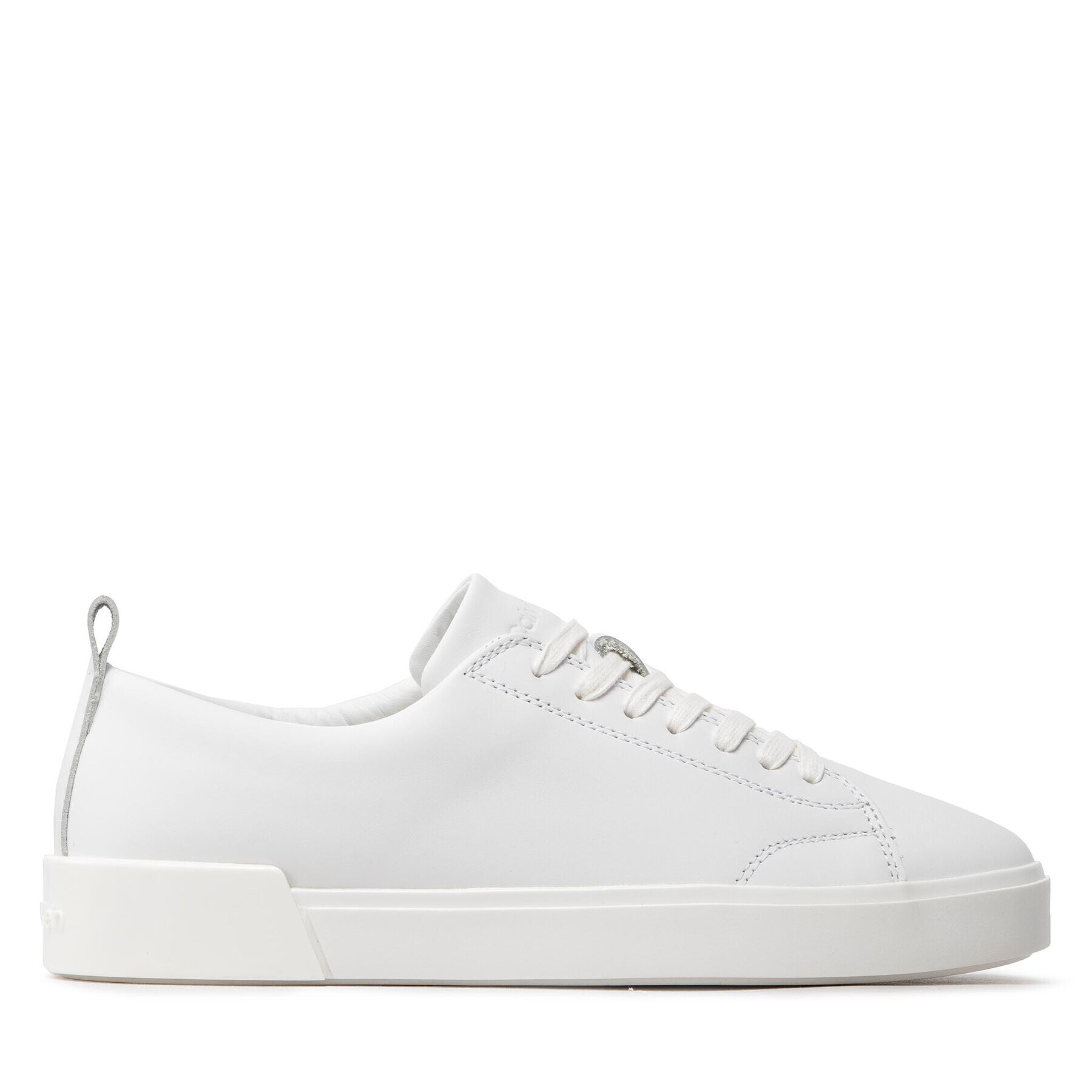 Calvin Klein Sneakersy Low Top Lace Up Sm Lth HM0HM00677 Biela - Pepit.sk