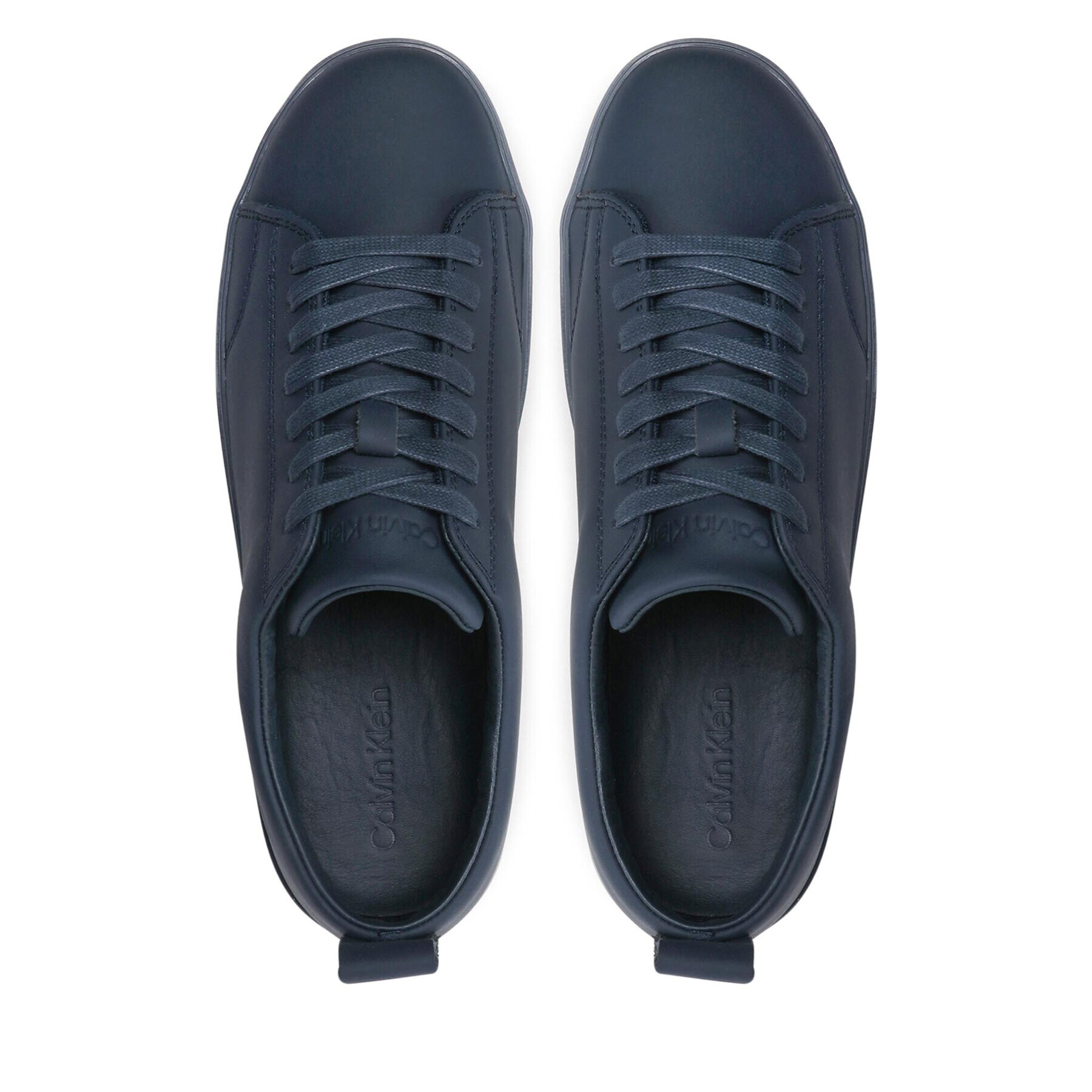 Calvin Klein Sneakersy Low Top Lace Up Sm Lth HM0HM00677 Tmavomodrá - Pepit.sk