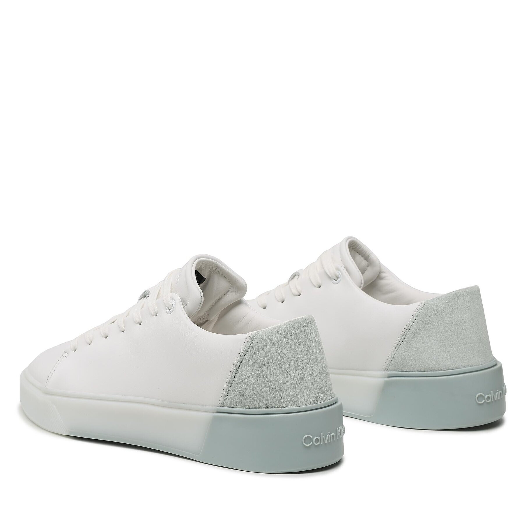 Calvin Klein Sneakersy Low Top Lace Up Transp HM0HM00928 Biela - Pepit.sk