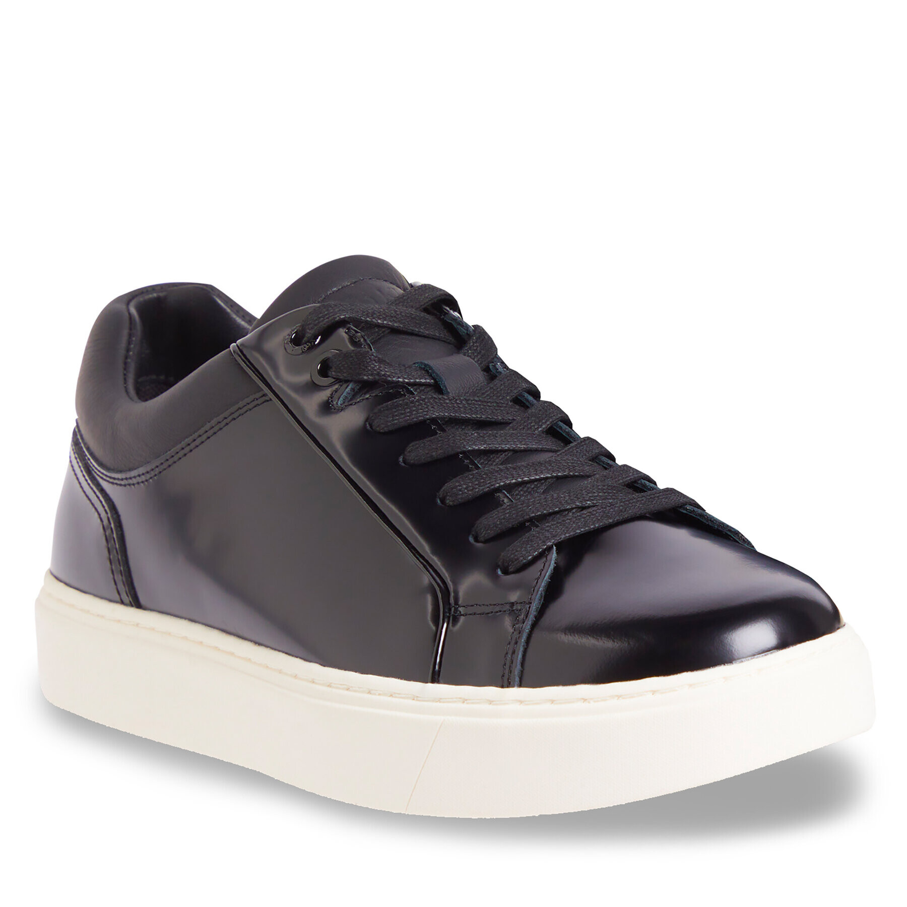 Calvin Klein Sneakersy Low Top Lace Up Tux HM0HM01162 Čierna - Pepit.sk