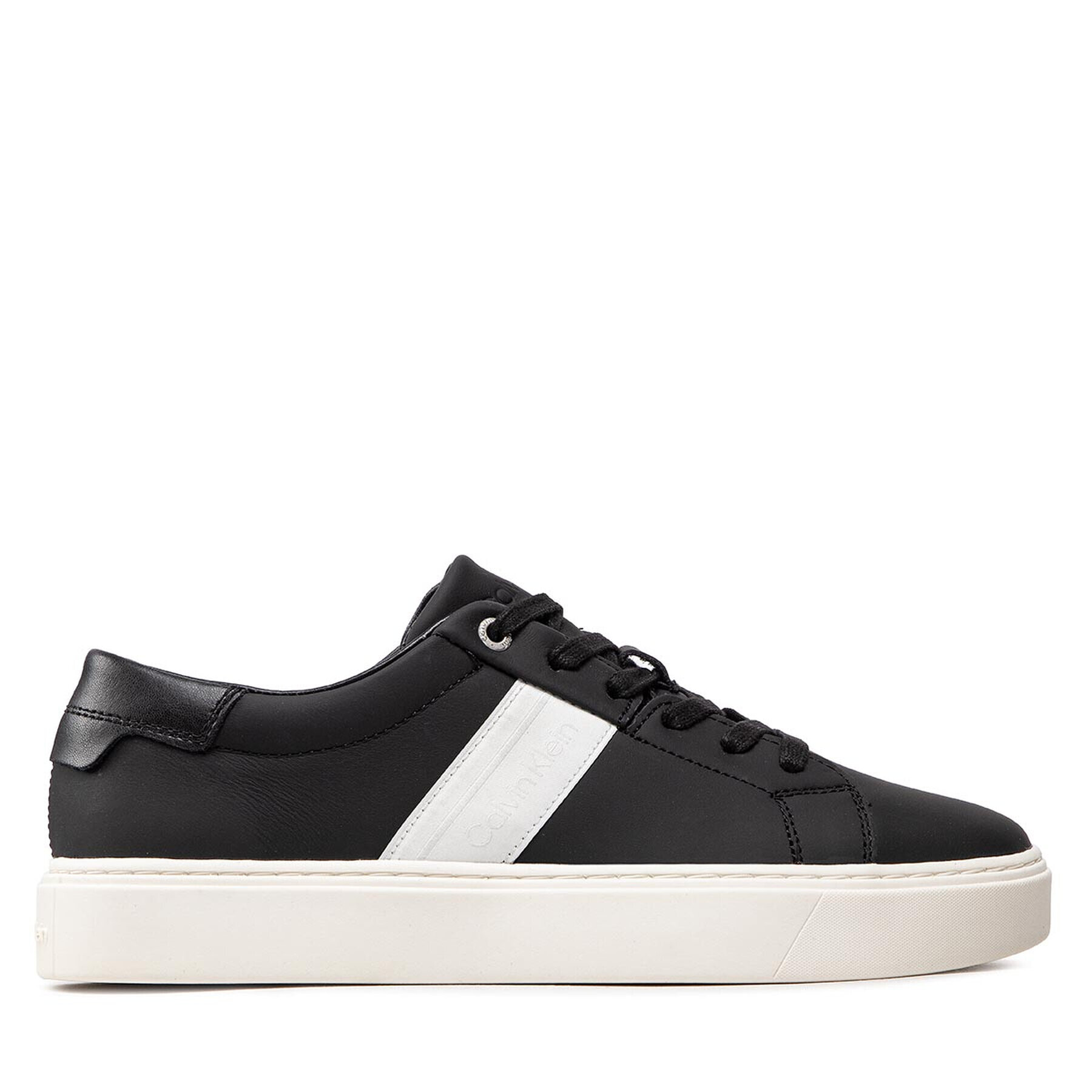 Calvin Klein Sneakersy Low Top Lace Up Web HM0HM00621 Čierna - Pepit.sk