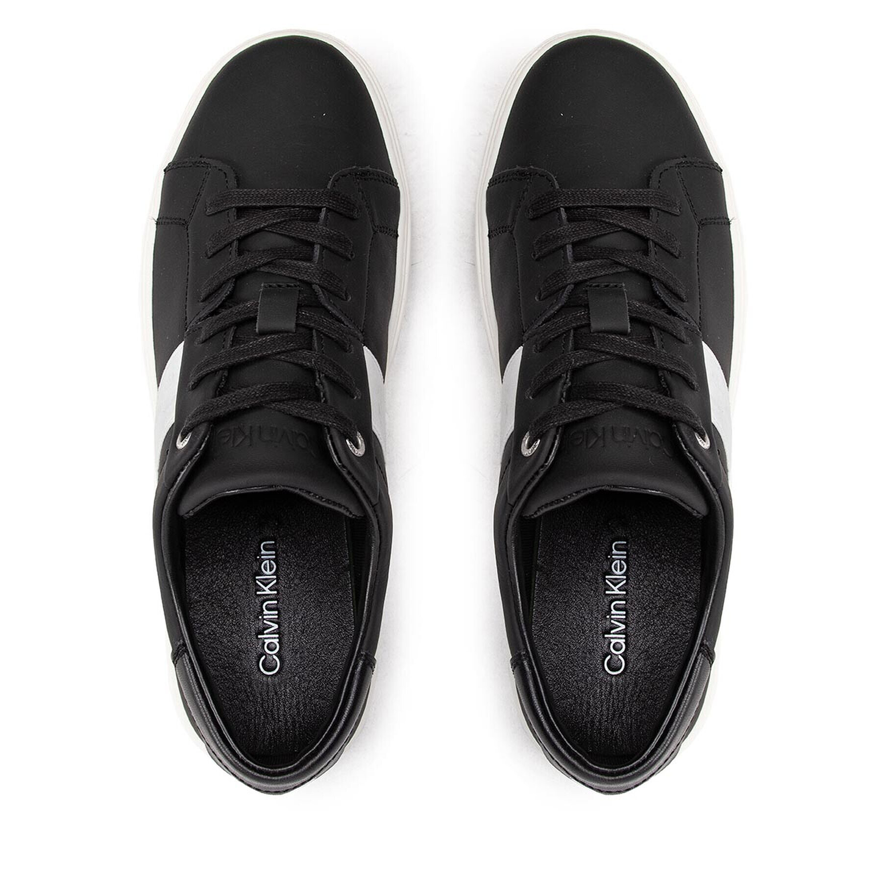 Calvin Klein Sneakersy Low Top Lace Up Web HM0HM00621 Čierna - Pepit.sk