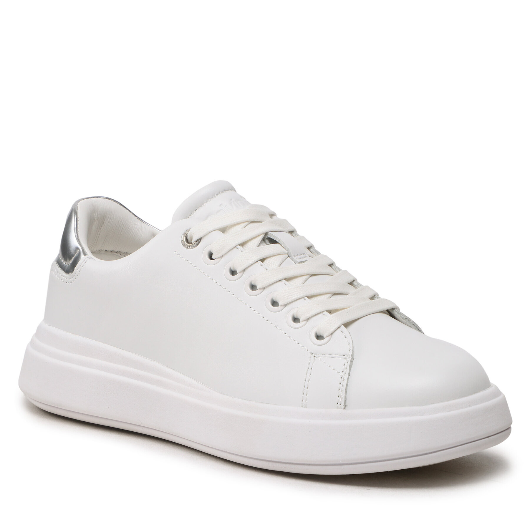 Calvin Klein Sneakersy Raised Cupsole Lace Up HW0HW01517 Biela - Pepit.sk