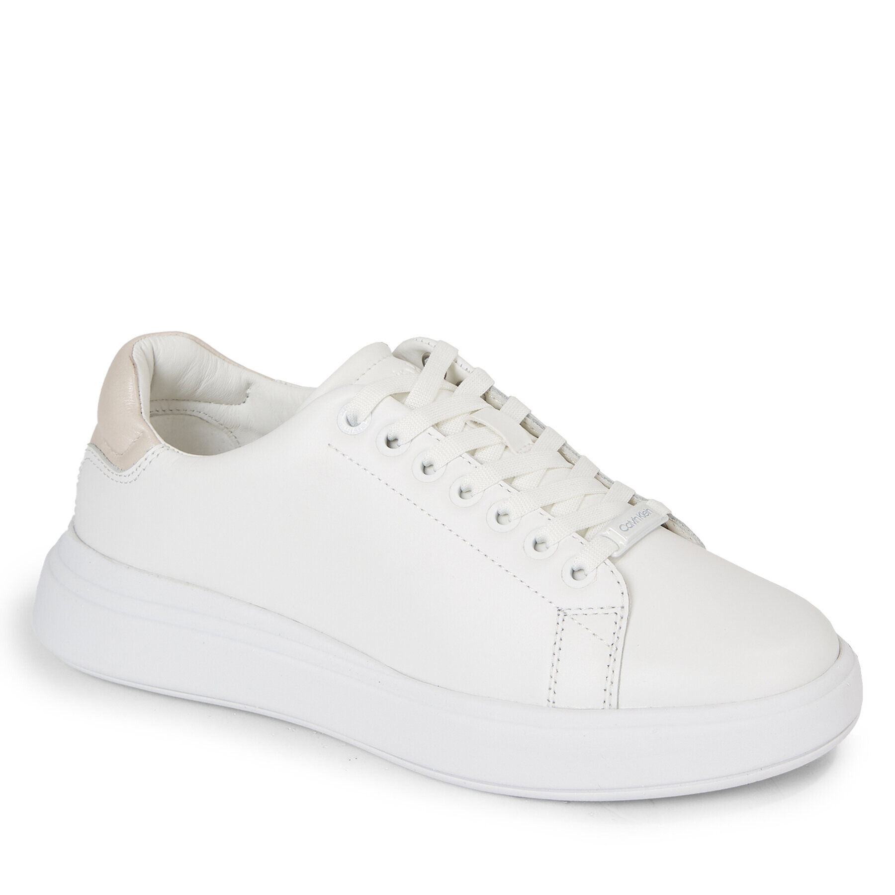 Calvin Klein Sneakersy Raised Cupsole Lace Up HW0HW01668 Biela - Pepit.sk