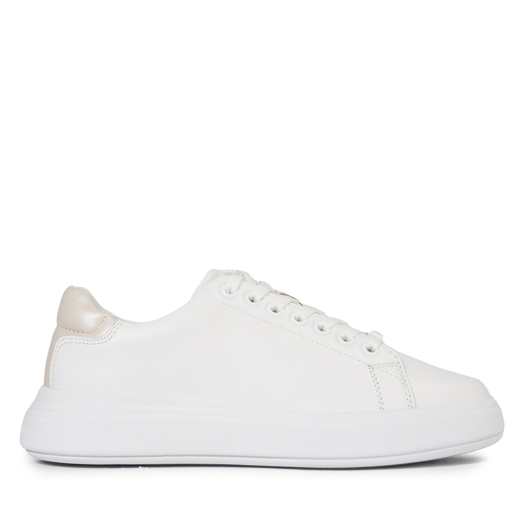 Calvin Klein Sneakersy Raised Cupsole Lace Up HW0HW01668 Biela - Pepit.sk