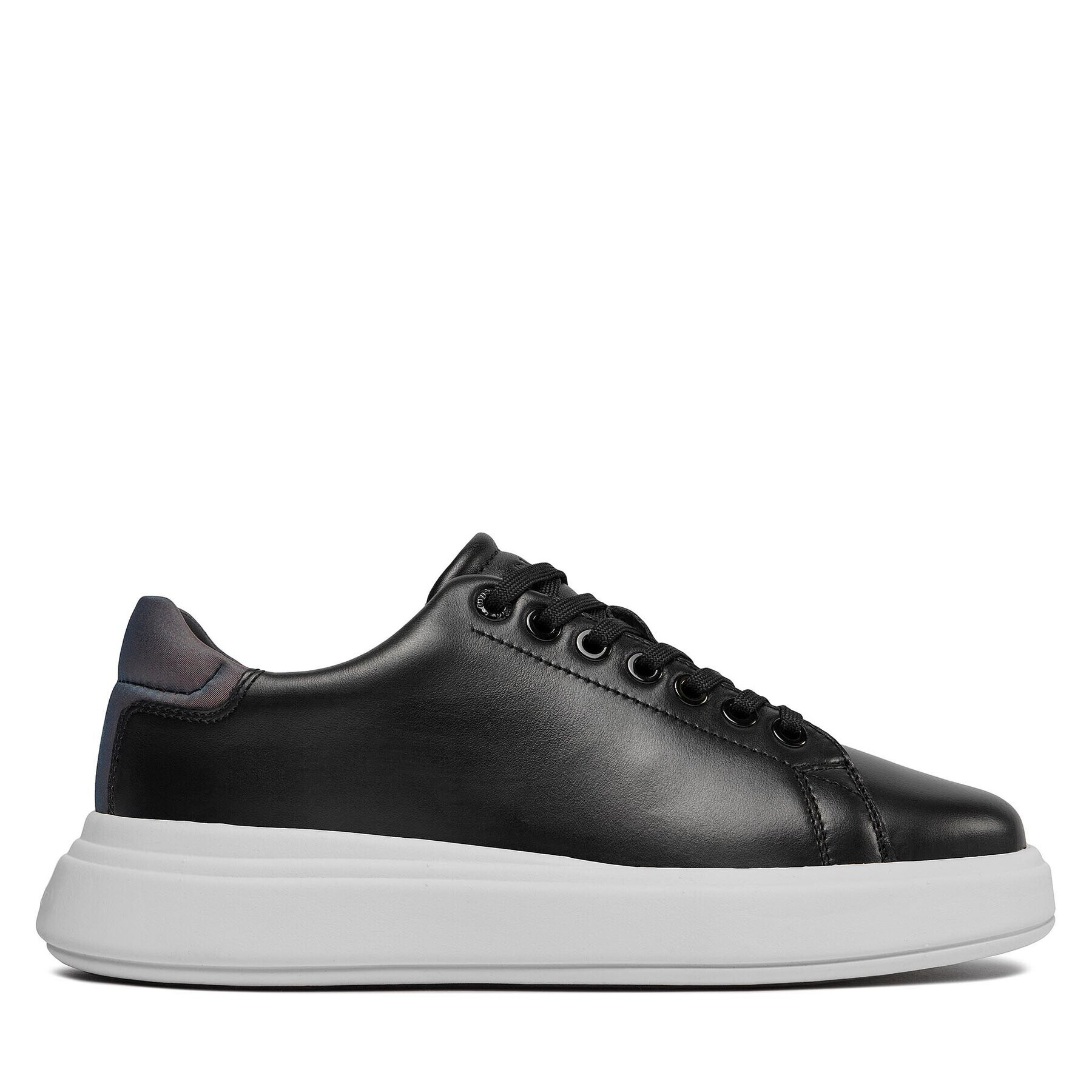 Calvin Klein Sneakersy Raised Cupsole Lace Up Luminous HW0HW01997 Čierna - Pepit.sk