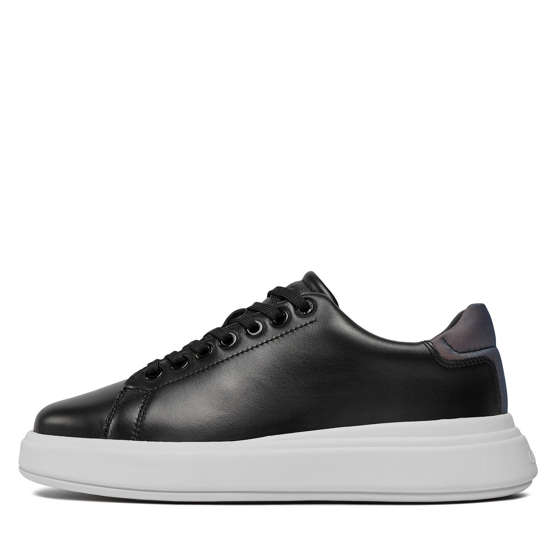 Calvin Klein Sneakersy Raised Cupsole Lace Up Luminous HW0HW01997 Čierna - Pepit.sk