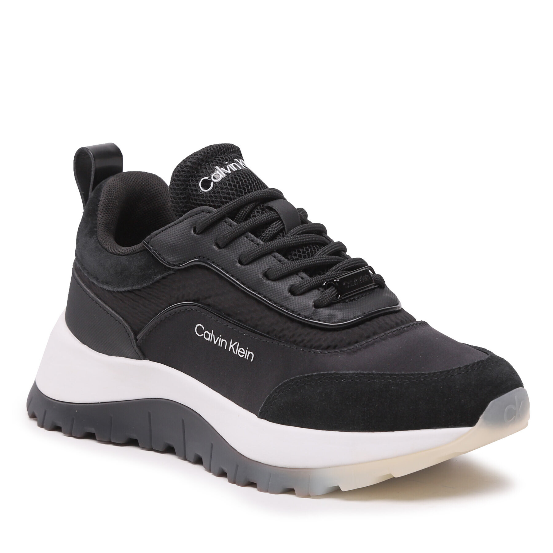 Calvin Klein Sneakersy Runner Lace Up HW0HW01447 Čierna - Pepit.sk