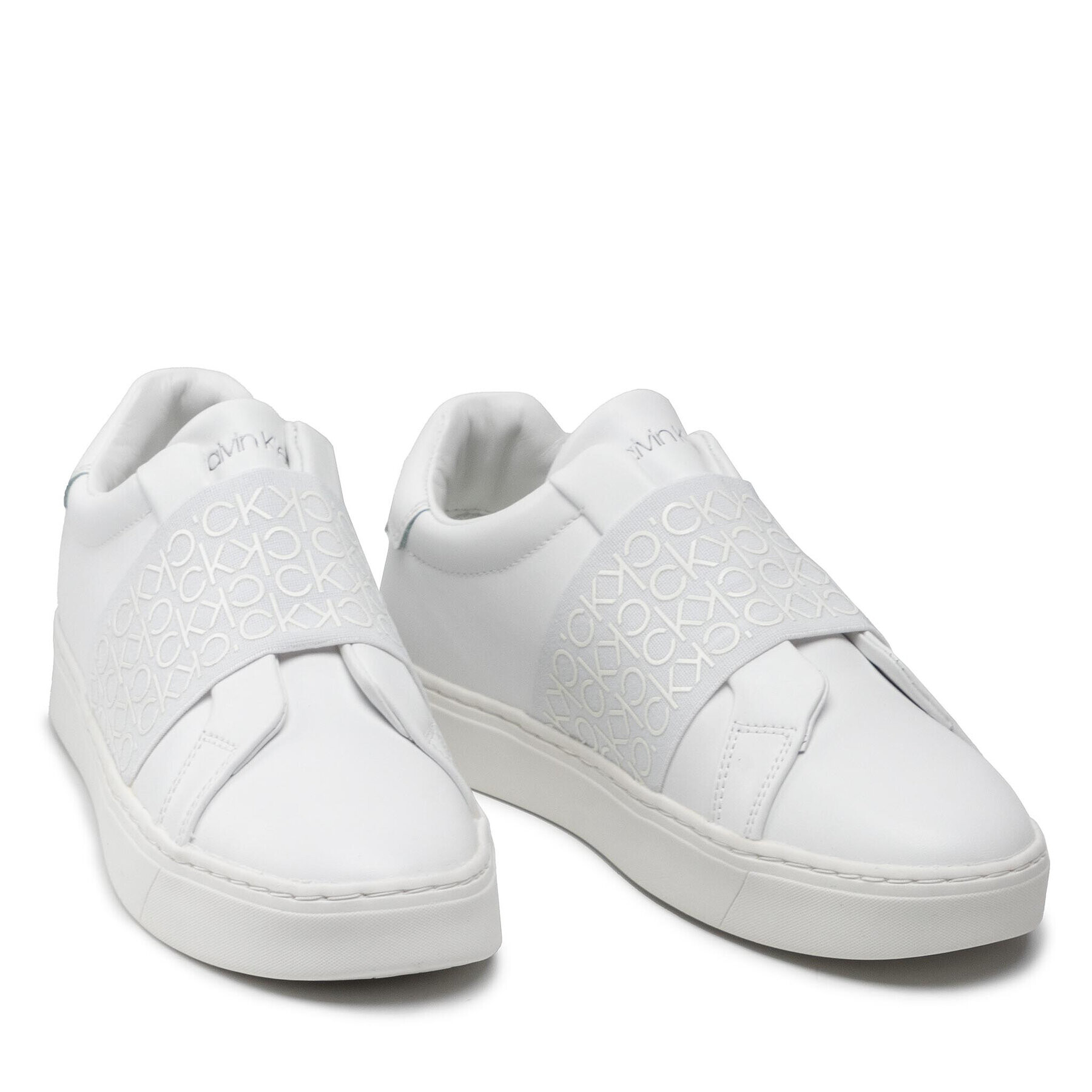 Calvin Klein Sneakersy Slip On HW0HW00637 Biela - Pepit.sk