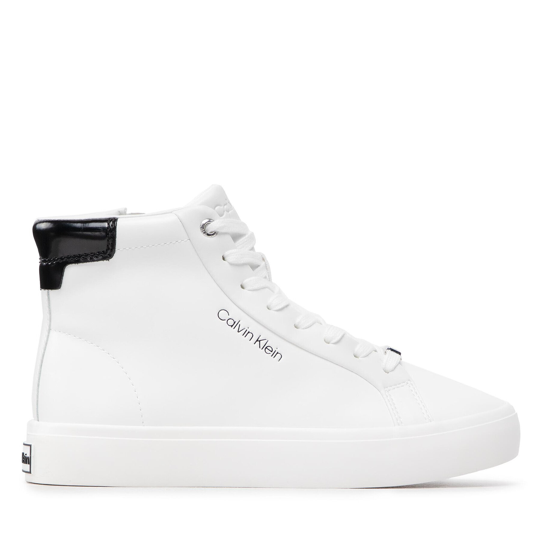 Calvin Klein Sneakersy Vulc High Top HW0HW00840 Biela - Pepit.sk