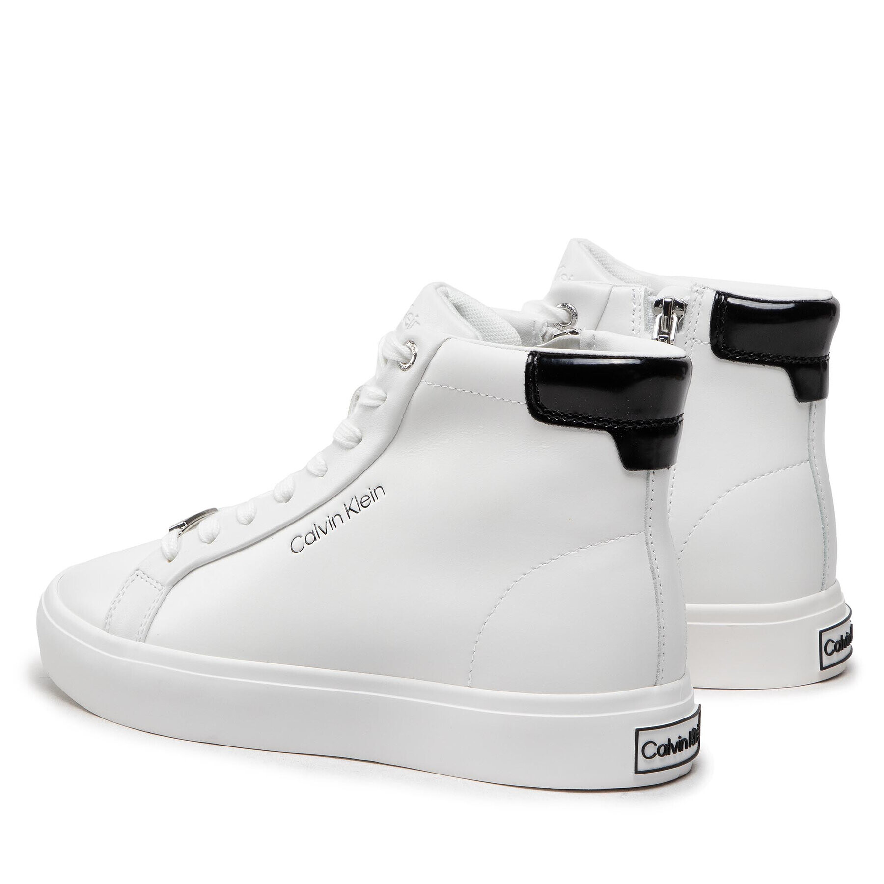 Calvin Klein Sneakersy Vulc High Top HW0HW00840 Biela - Pepit.sk