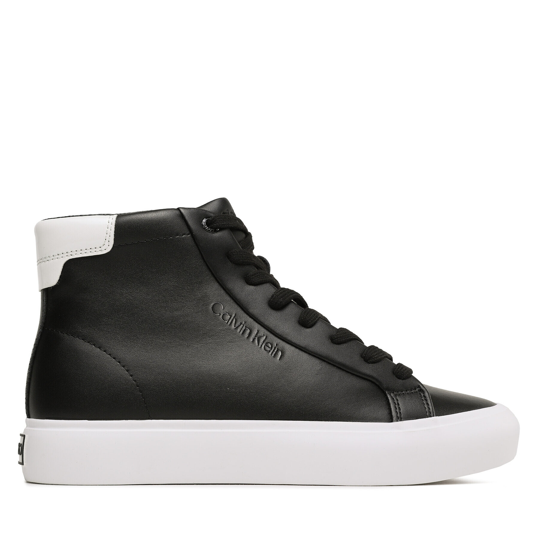 Calvin Klein Sneakersy Vulc High Top HW0HW01679 Čierna - Pepit.sk