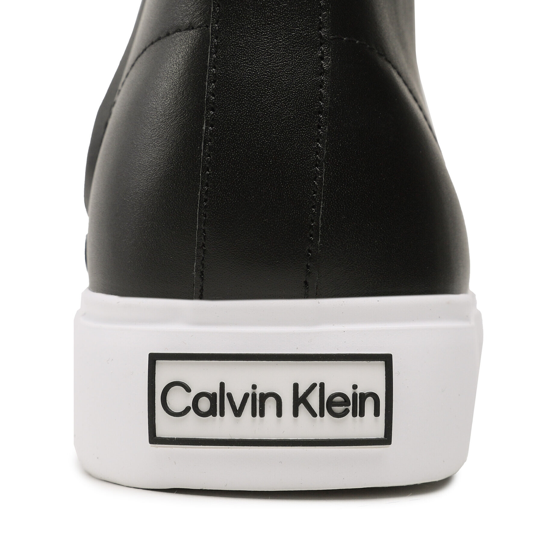 Calvin Klein Sneakersy Vulc High Top HW0HW01679 Čierna - Pepit.sk