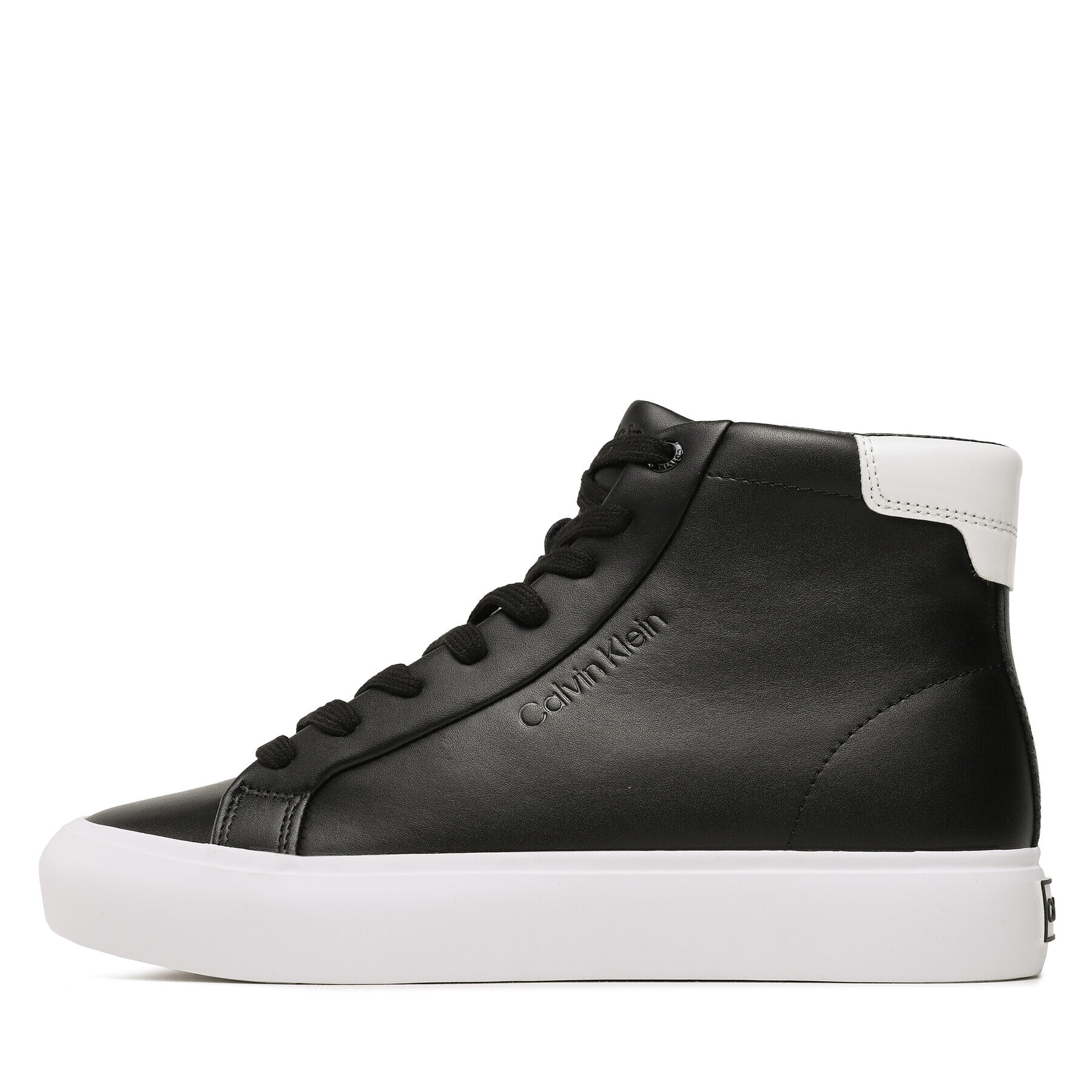 Calvin Klein Sneakersy Vulc High Top HW0HW01679 Čierna - Pepit.sk