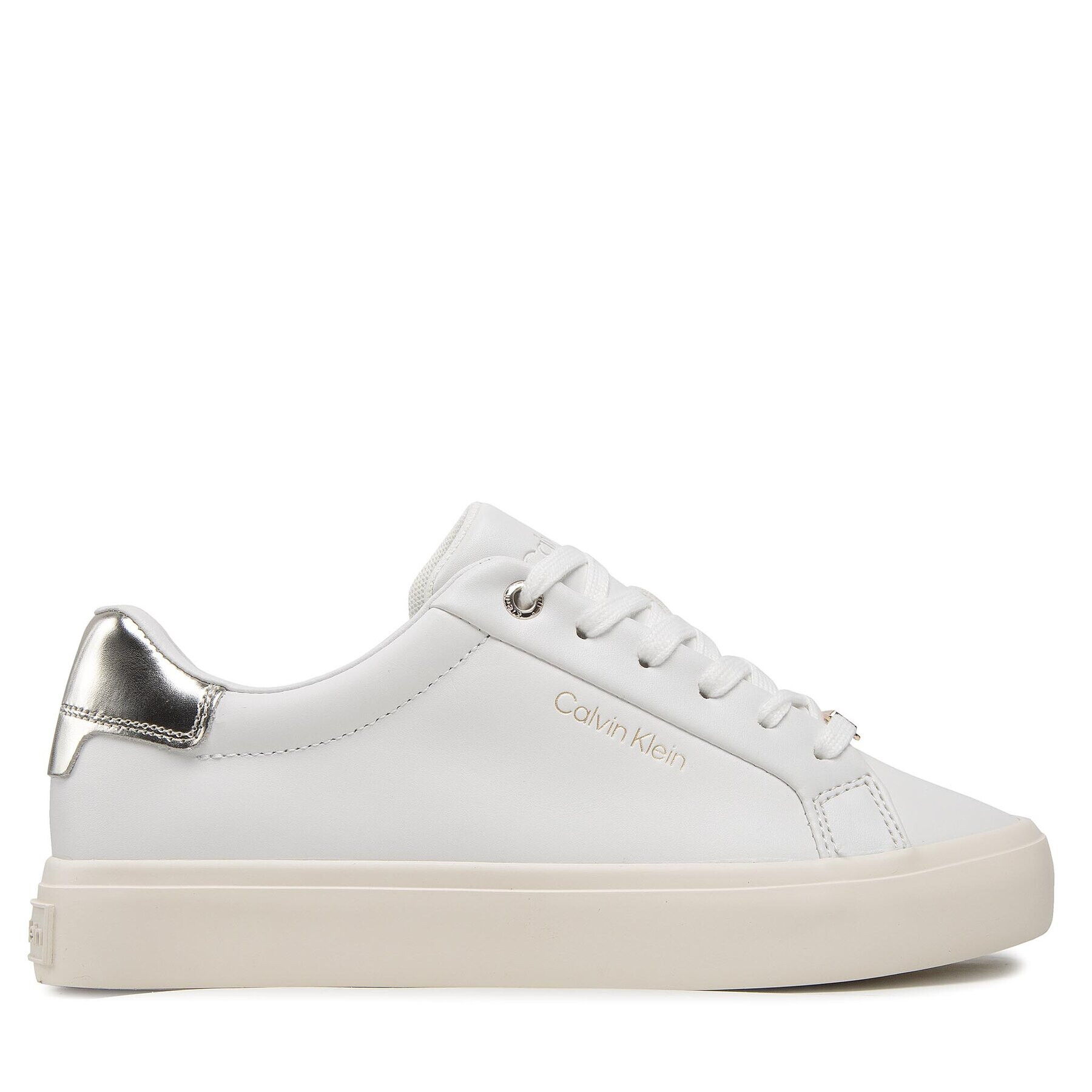 Calvin Klein Sneakersy Vulc Lace-Up HW0HW01342 Biela - Pepit.sk