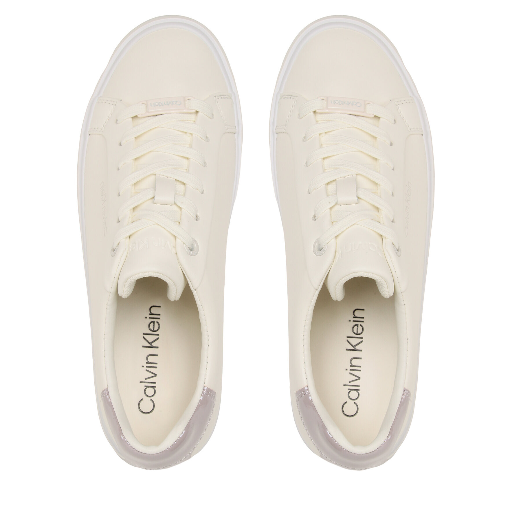 Calvin Klein Sneakersy Vulc Lace Up HW0HW01591 Biela - Pepit.sk