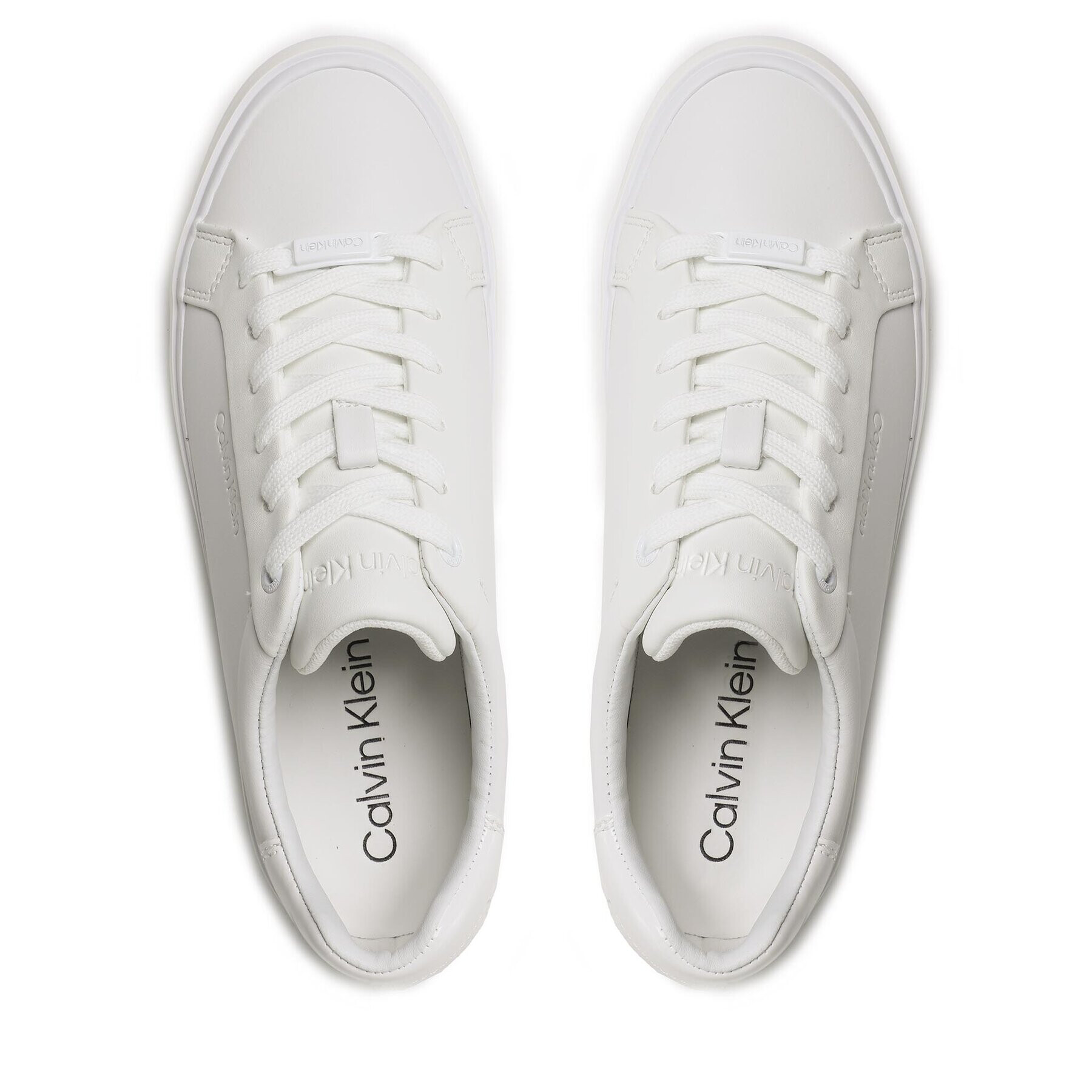 Calvin Klein Sneakersy Vulc Lace Up HW0HW01591 Biela - Pepit.sk