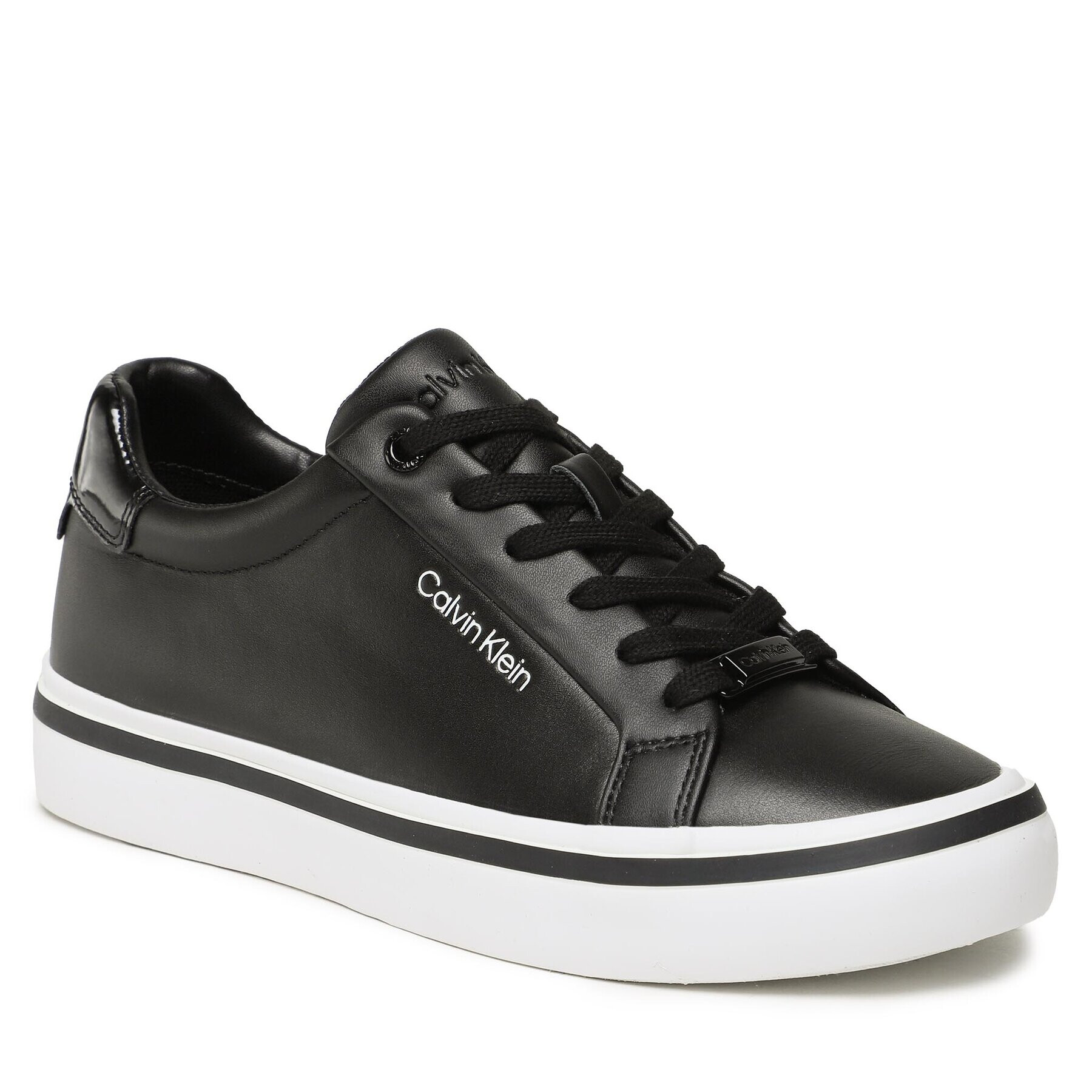 Calvin Klein Sneakersy Vulc Lace Up HW0HW01591 Čierna - Pepit.sk