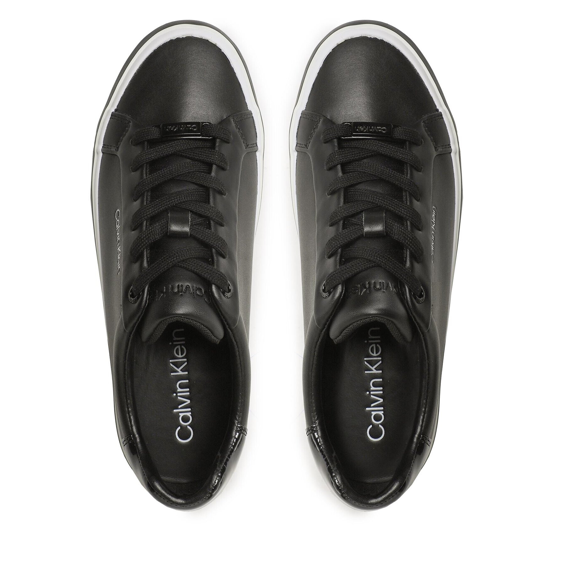 Calvin Klein Sneakersy Vulc Lace Up HW0HW01591 Čierna - Pepit.sk