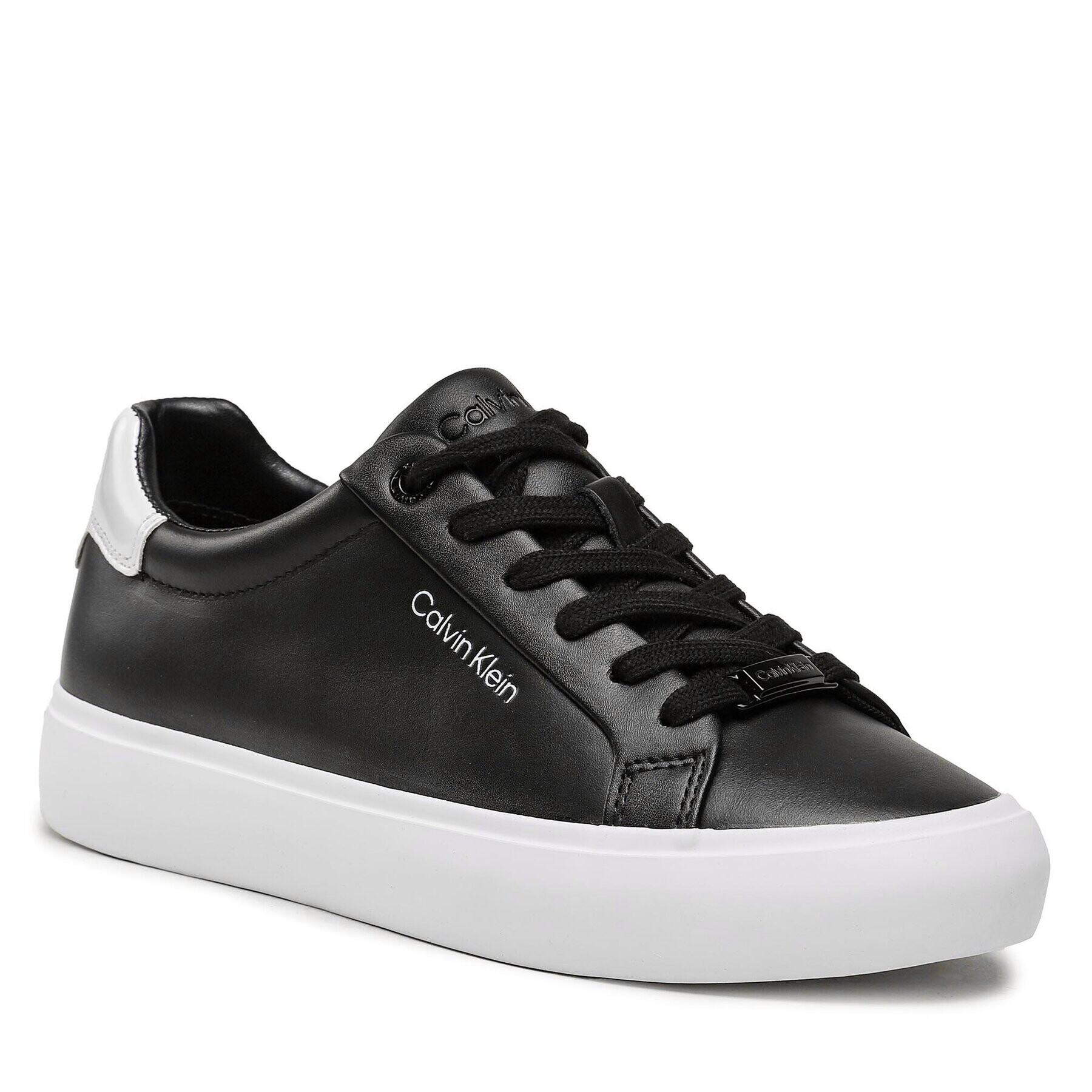 Calvin Klein Sneakersy Vulc Lace Up HW0HW01681 Čierna - Pepit.sk