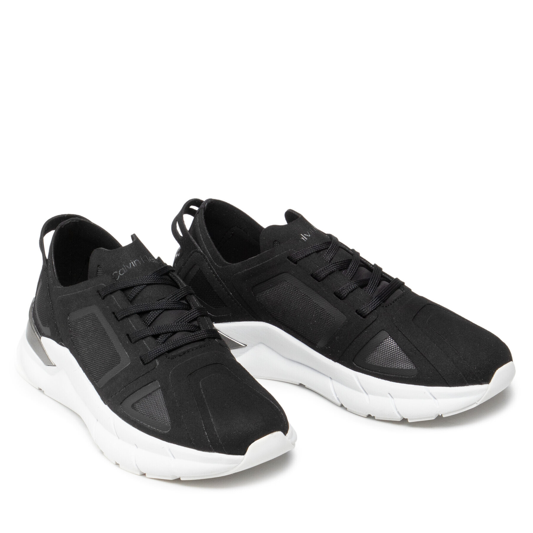 Calvin Klein Sneakersy Wave Sole Runner HW0HW00676 Čierna - Pepit.sk