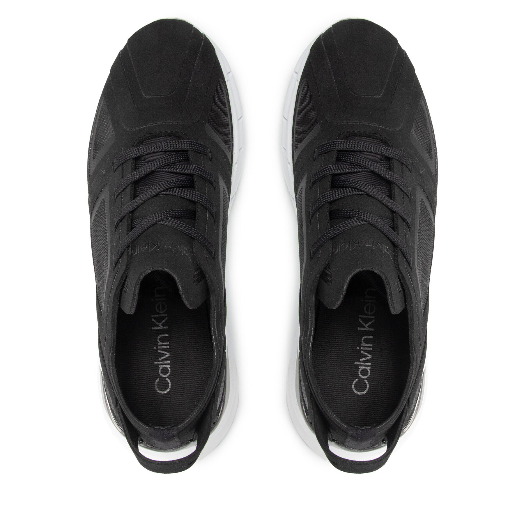 Calvin Klein Sneakersy Wave Sole Runner HW0HW00676 Čierna - Pepit.sk